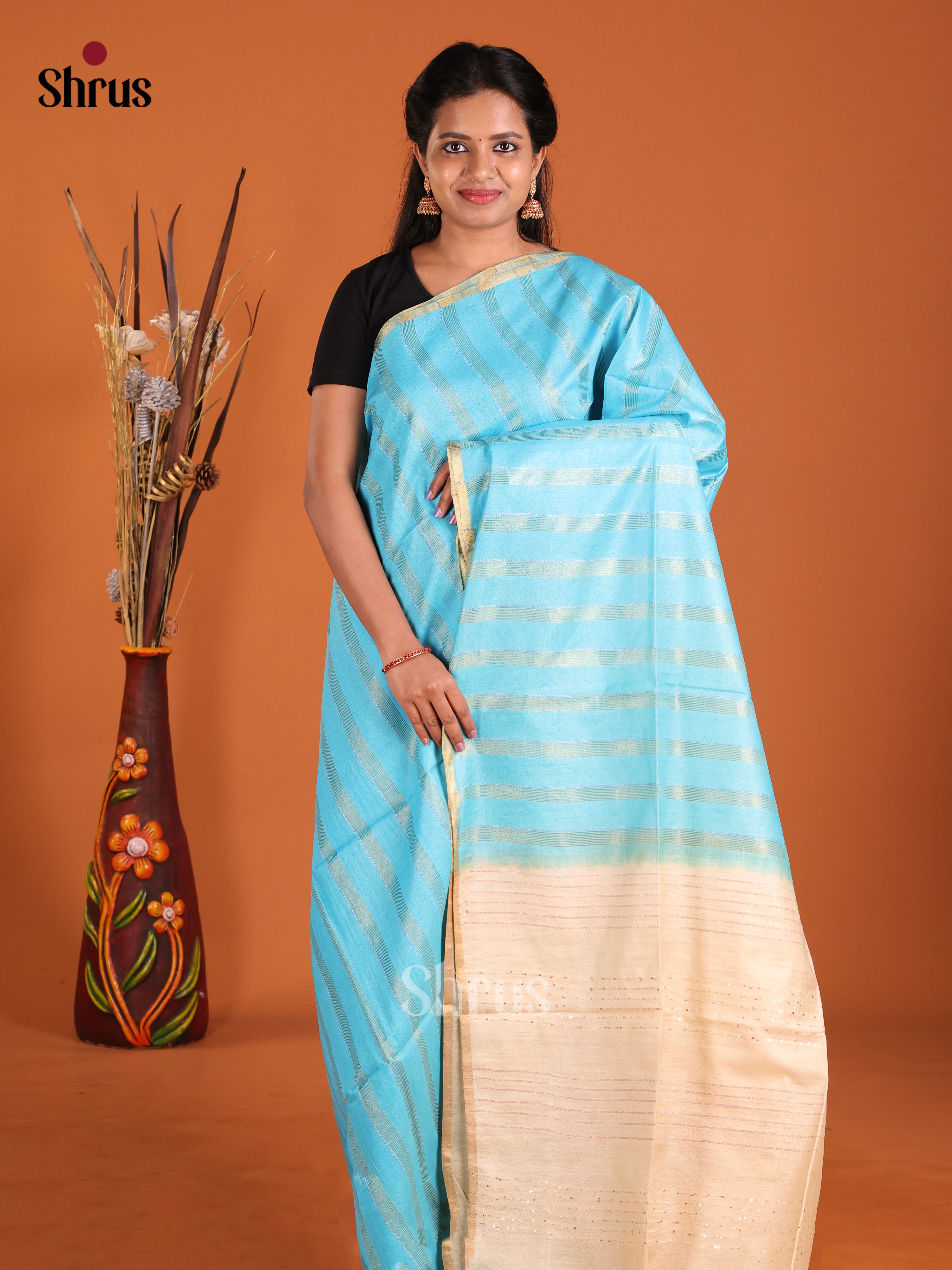 DIS23088 - Semi Tussar Saree