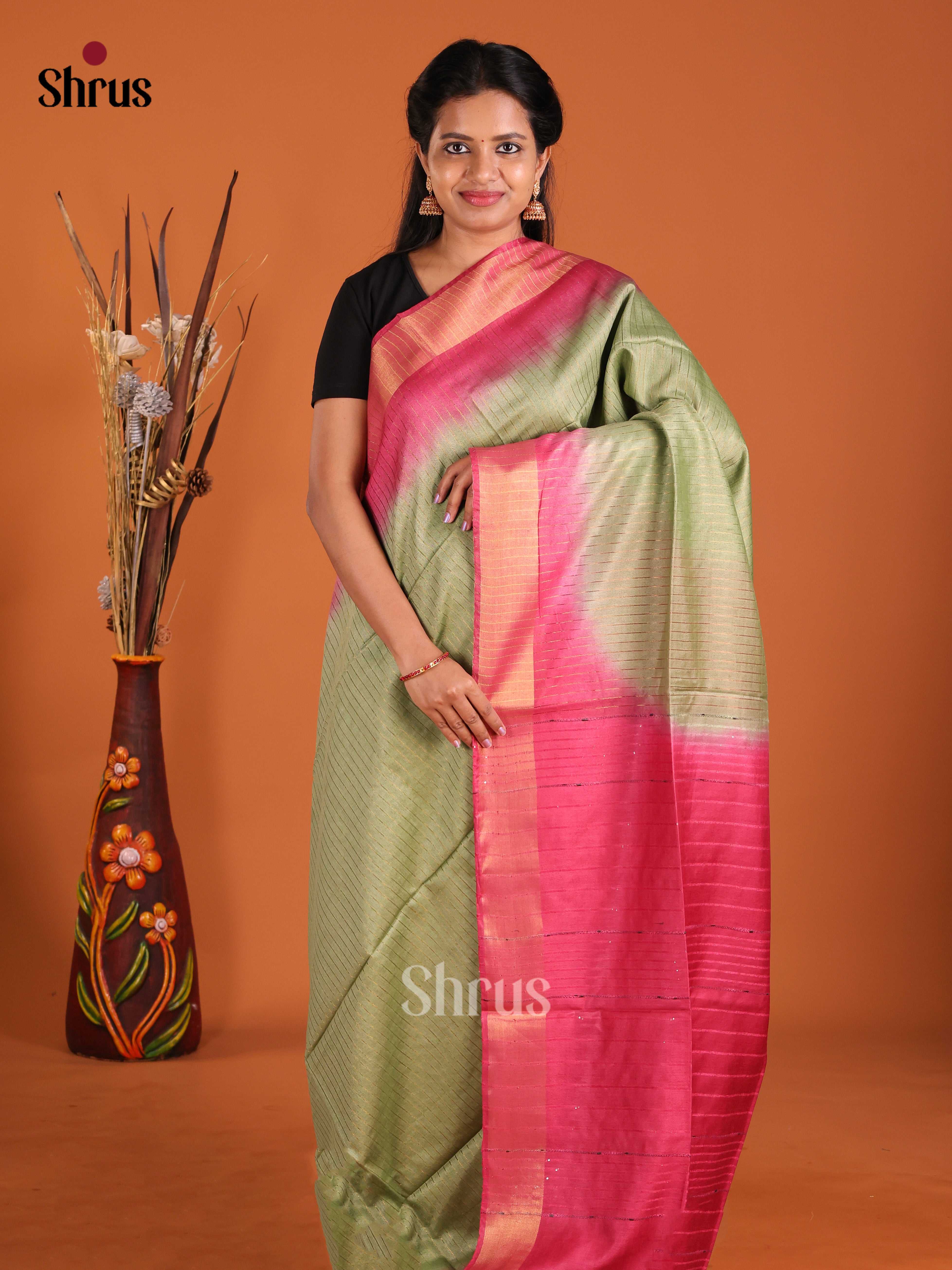 DIS23089 - Semi Tussar Saree