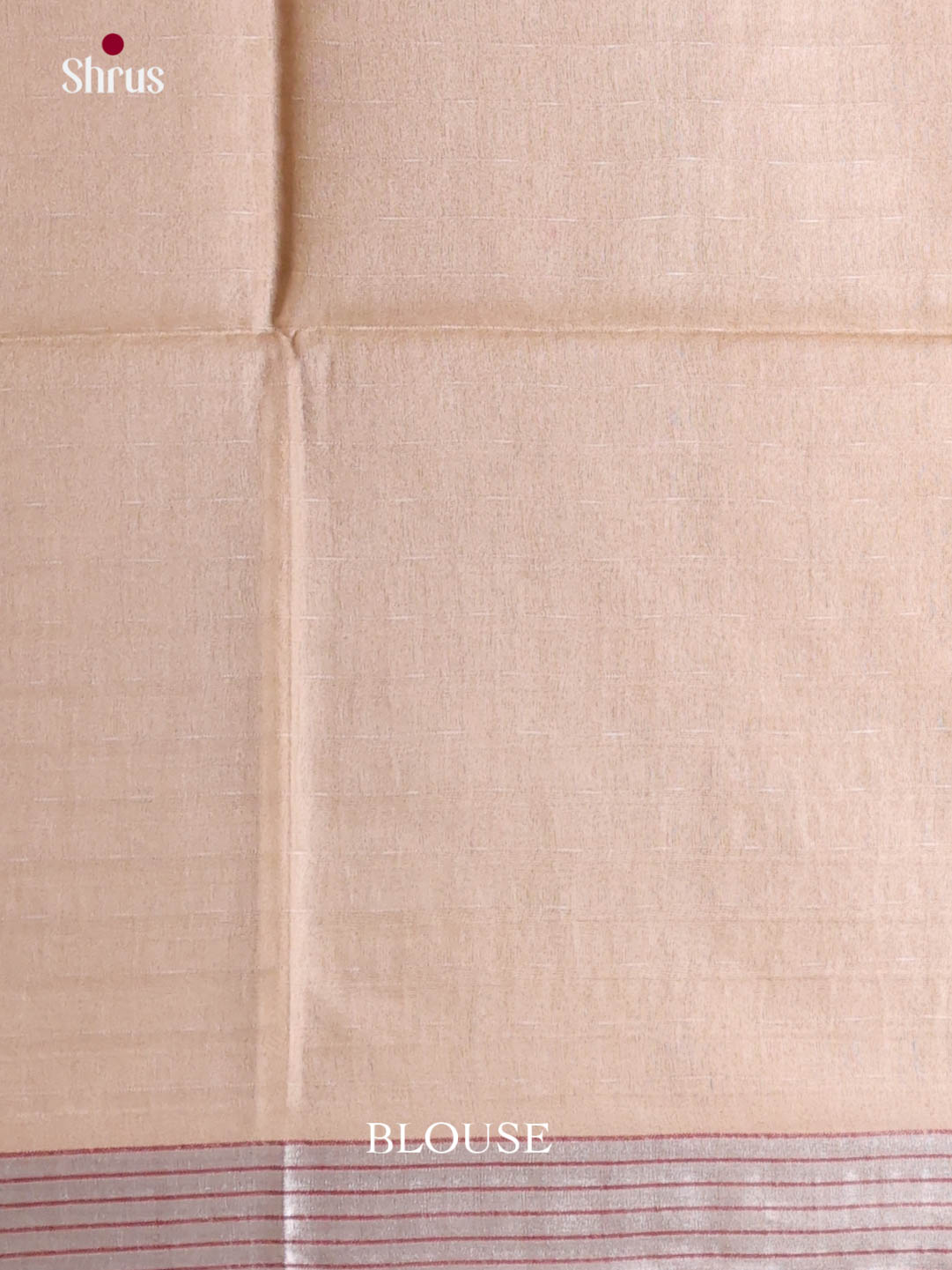 Onion Peel & Cream - Semi Tussar Saree