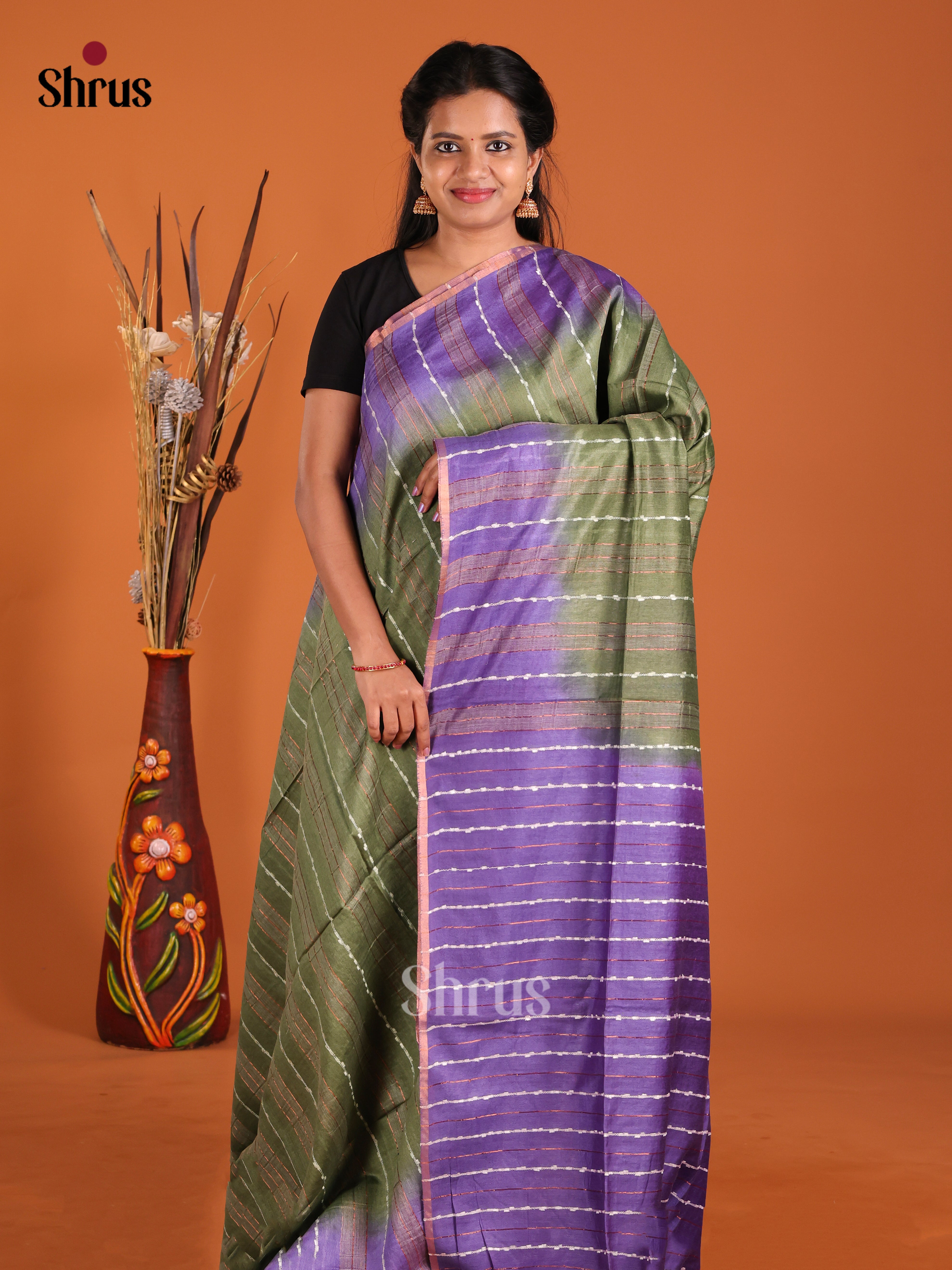 DIS23111 - Semi Tussar Saree