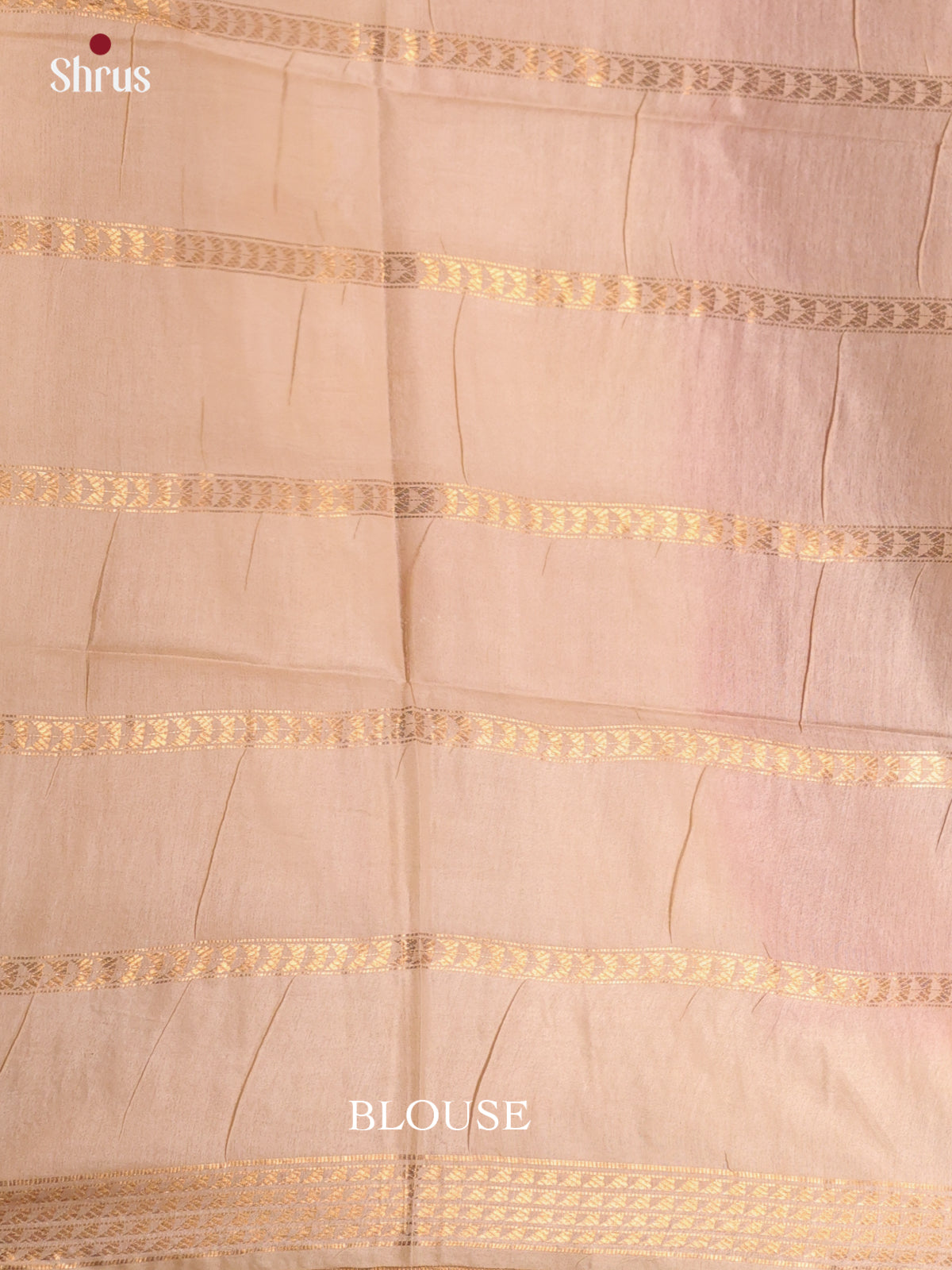 Maroon & Cream - Semi Tussar Saree