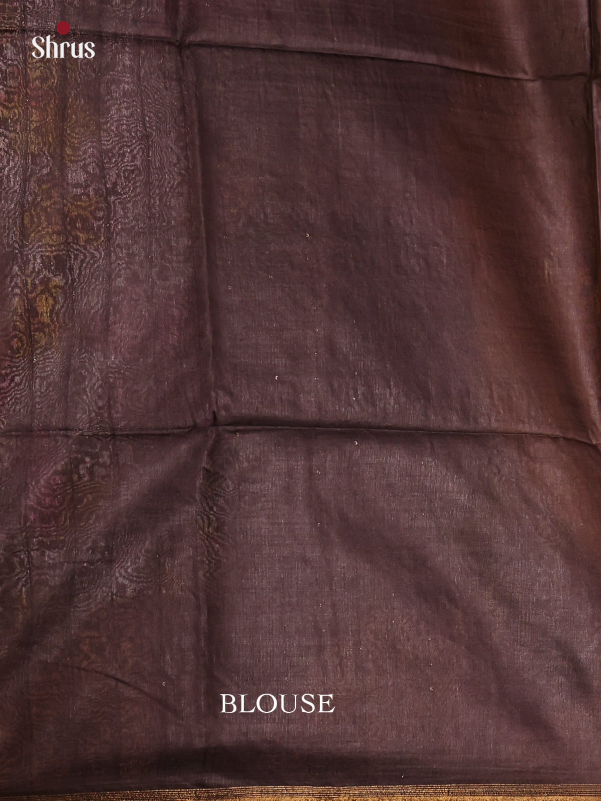 Beige & Black - Semi Tussar Saree
