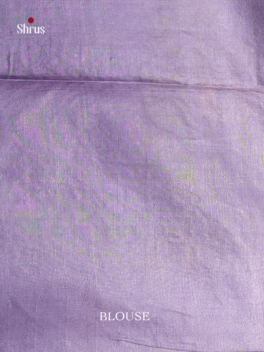 Chutney Green & Purple - Semi Tussar Saree