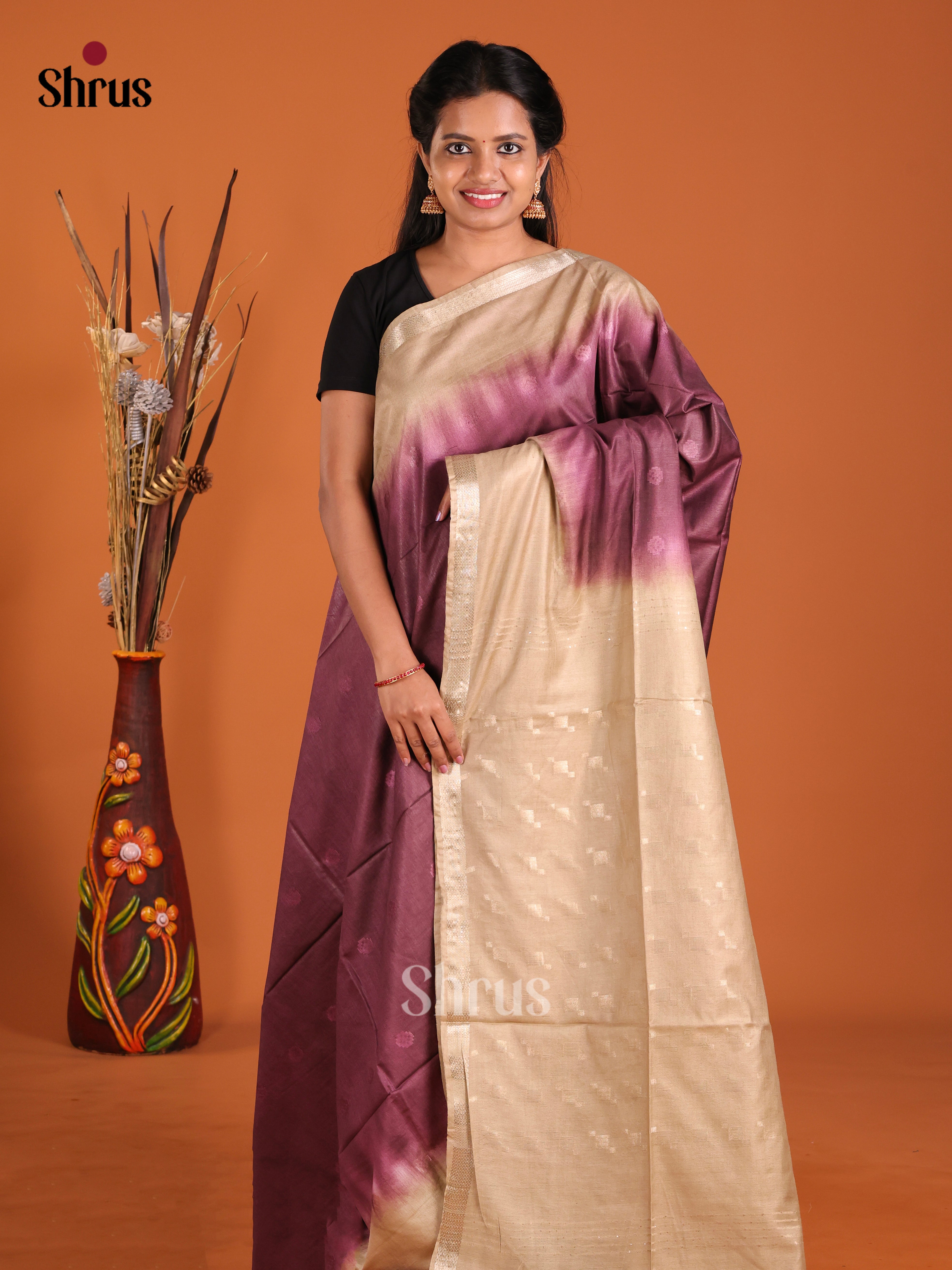 DIS23245 - Semi Tussar Saree
