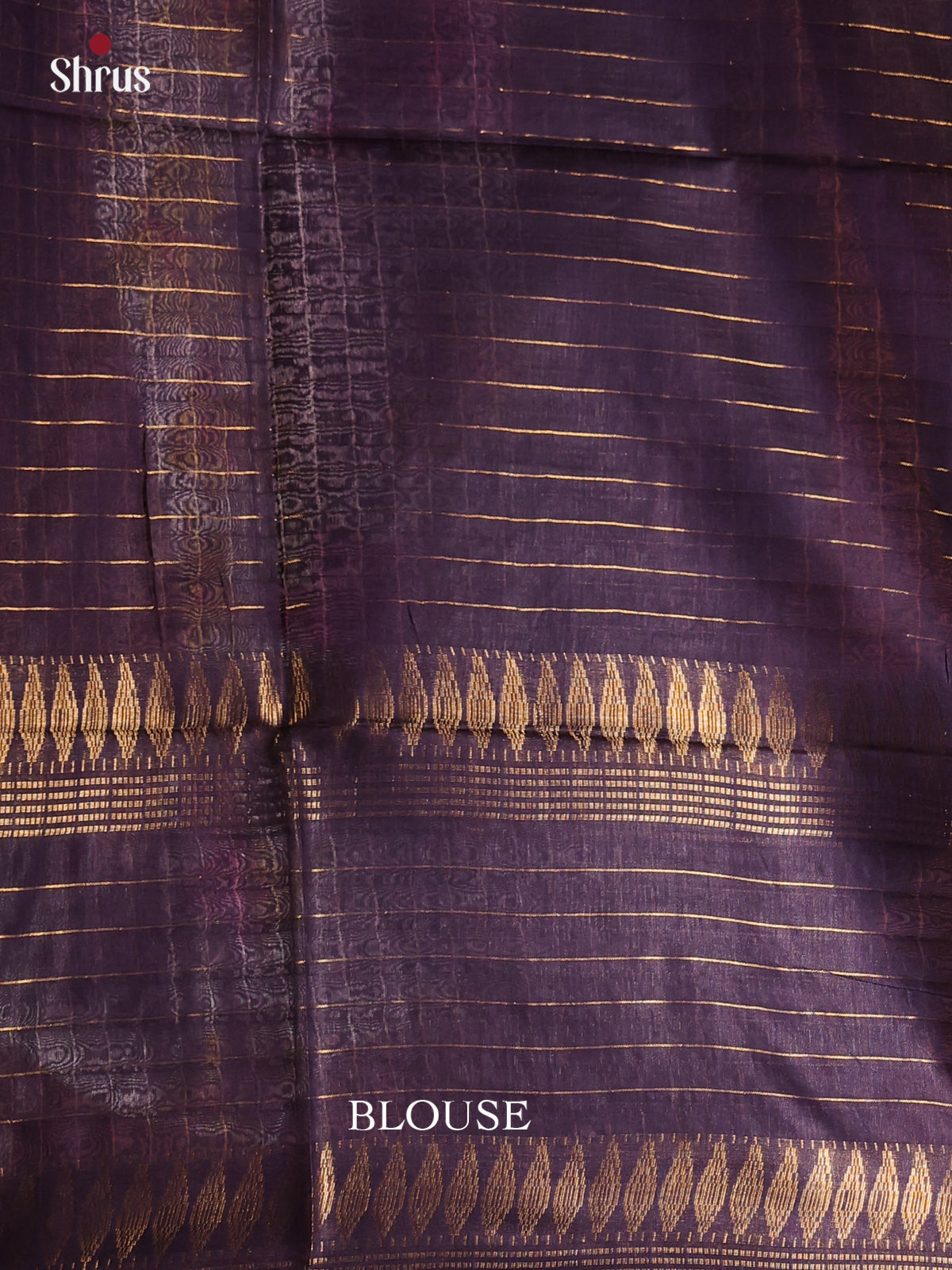 Red & Blue- Semi Tussar Saree