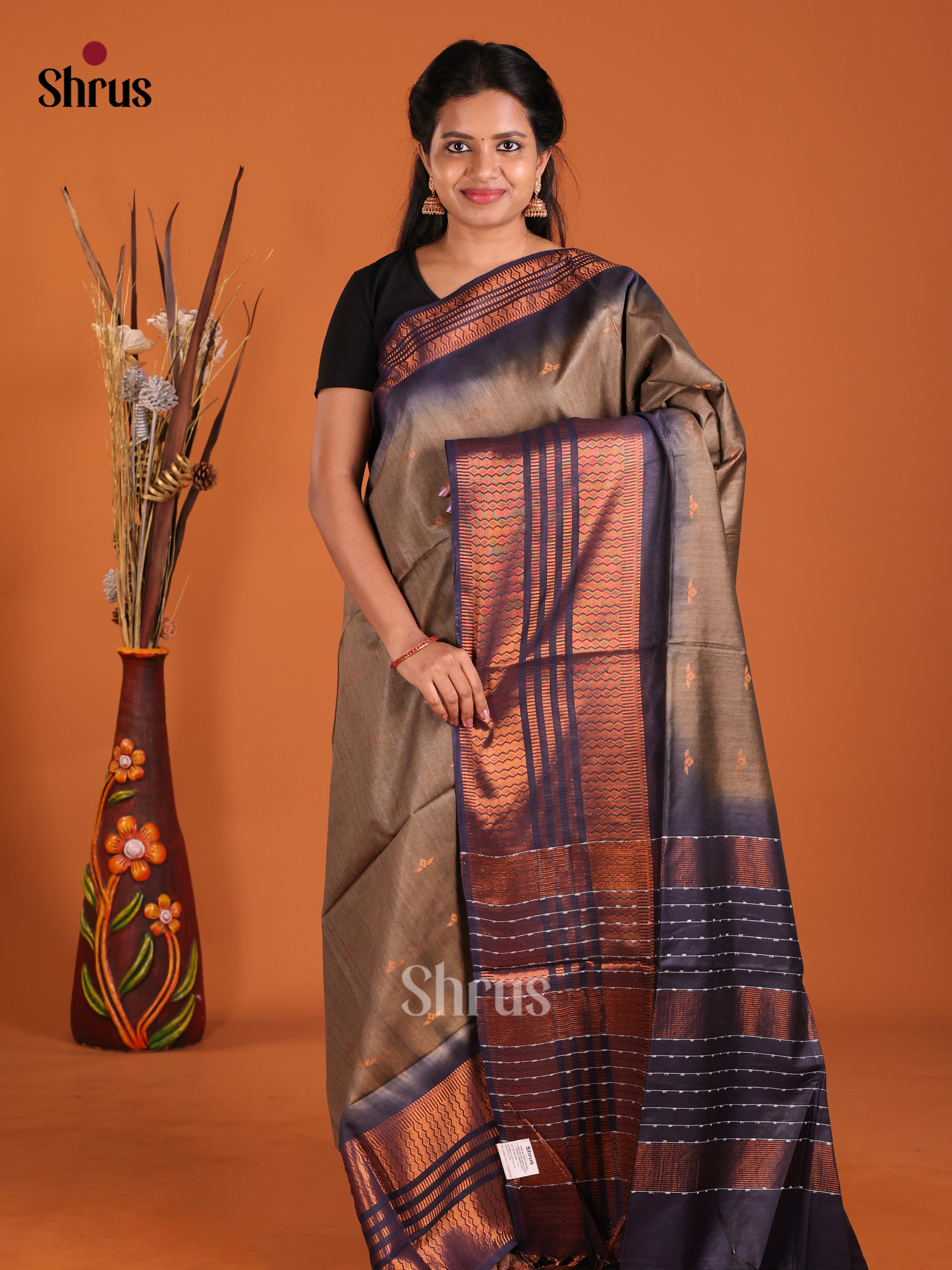 DIS23256 - Semi Tussar Saree