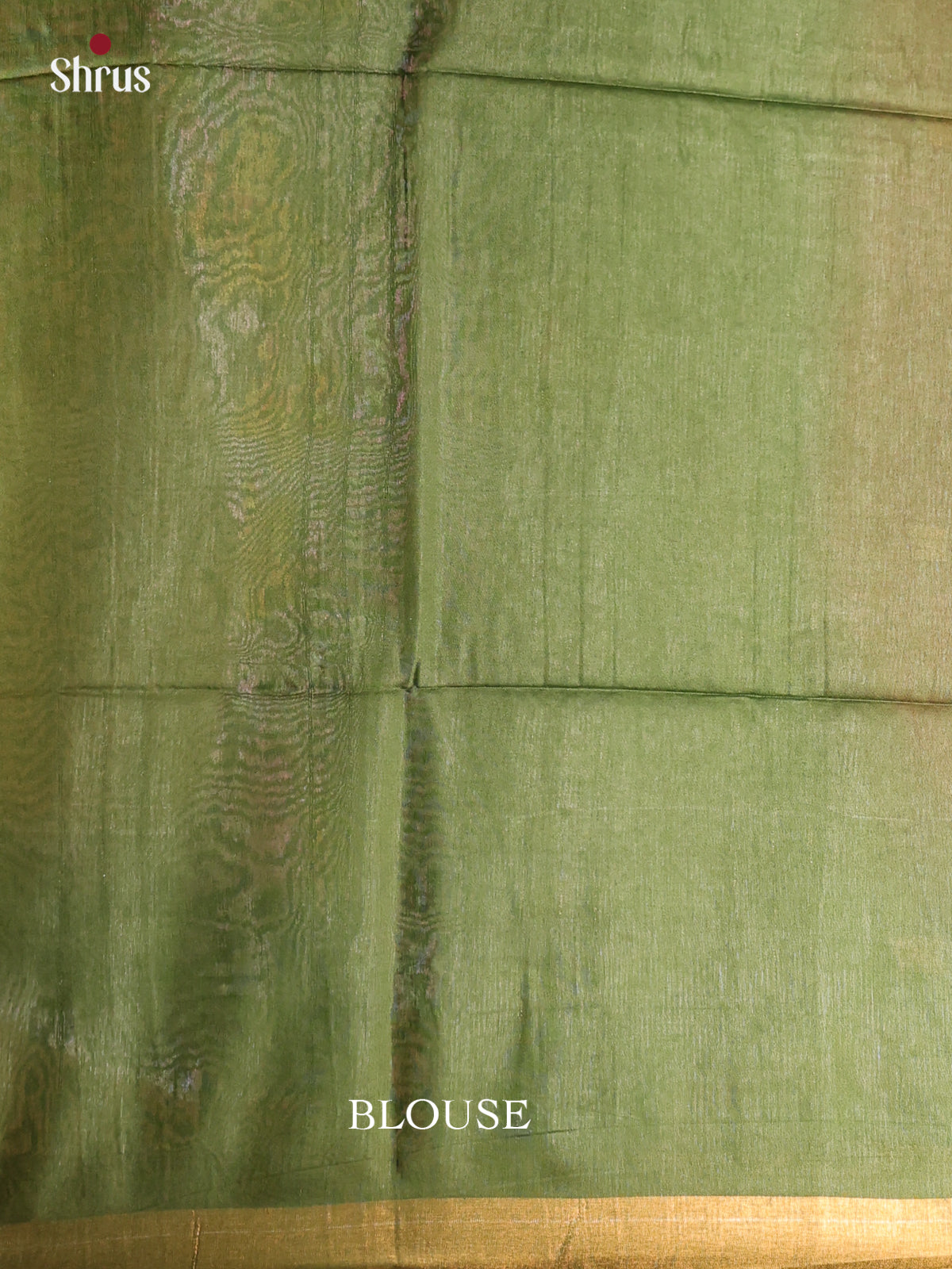 Red & Green - Semi Tussar Saree