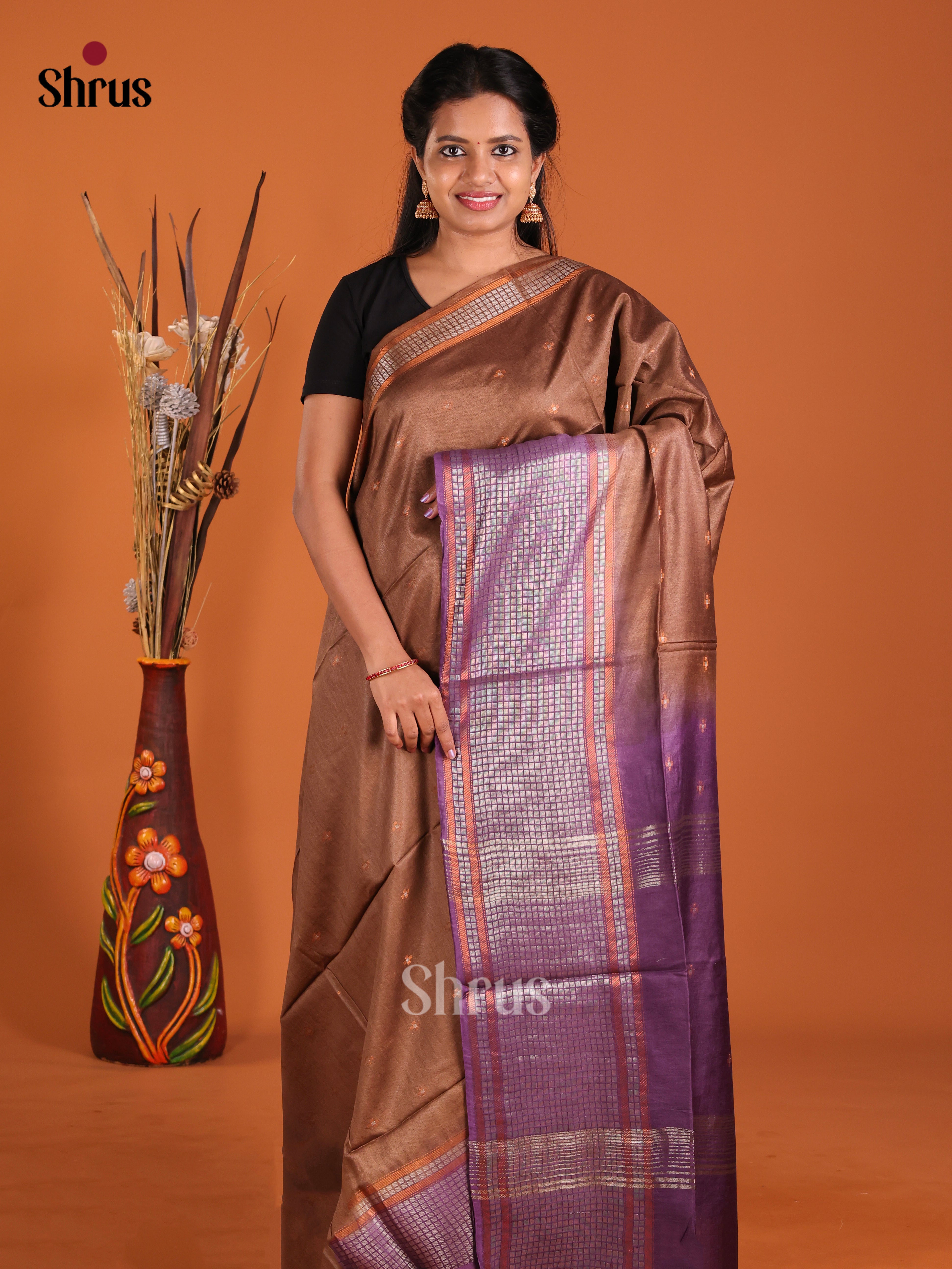DIS23266 - Semi Tussar Saree