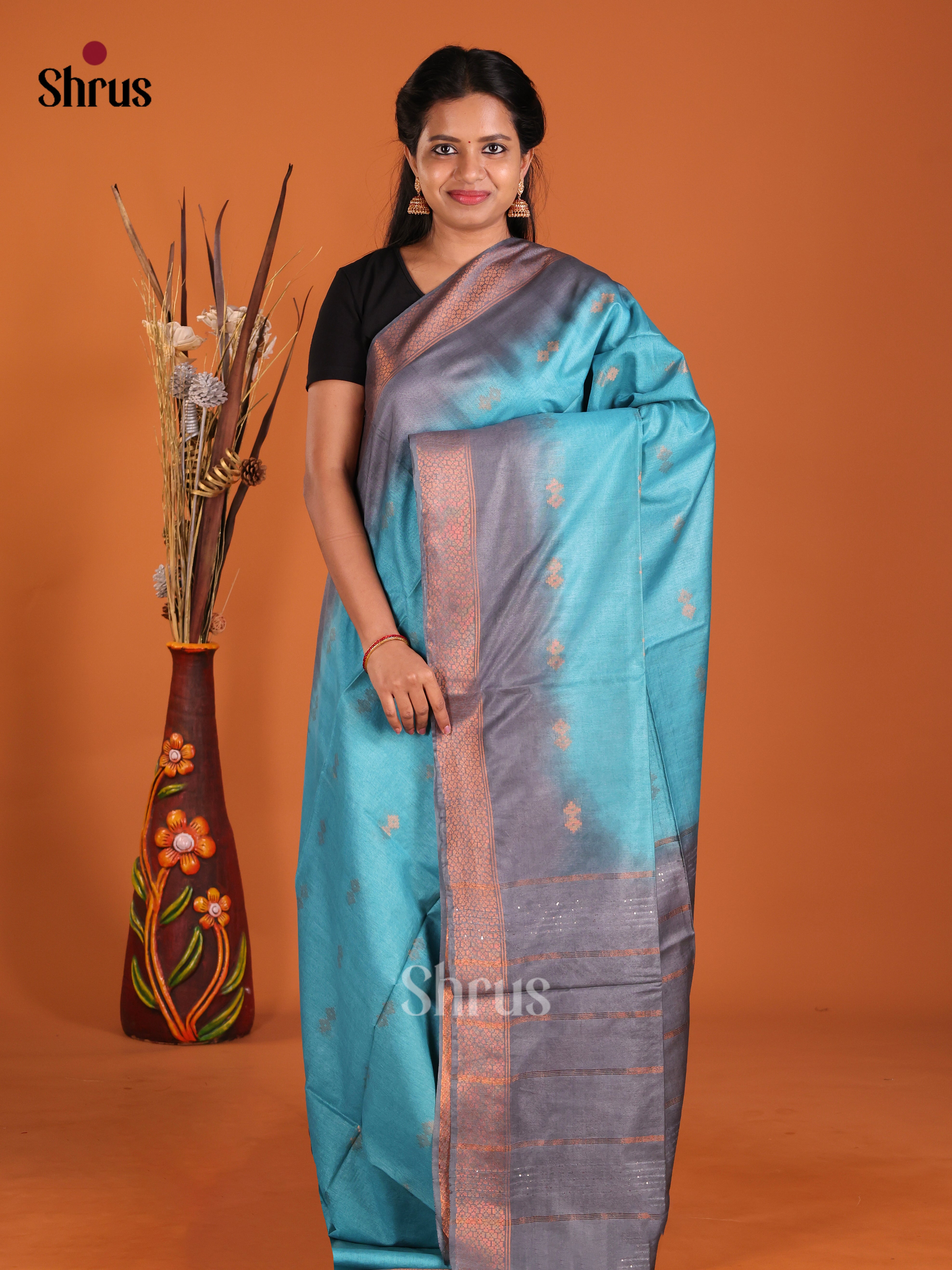 DIS23275 - Semi Tussar Saree