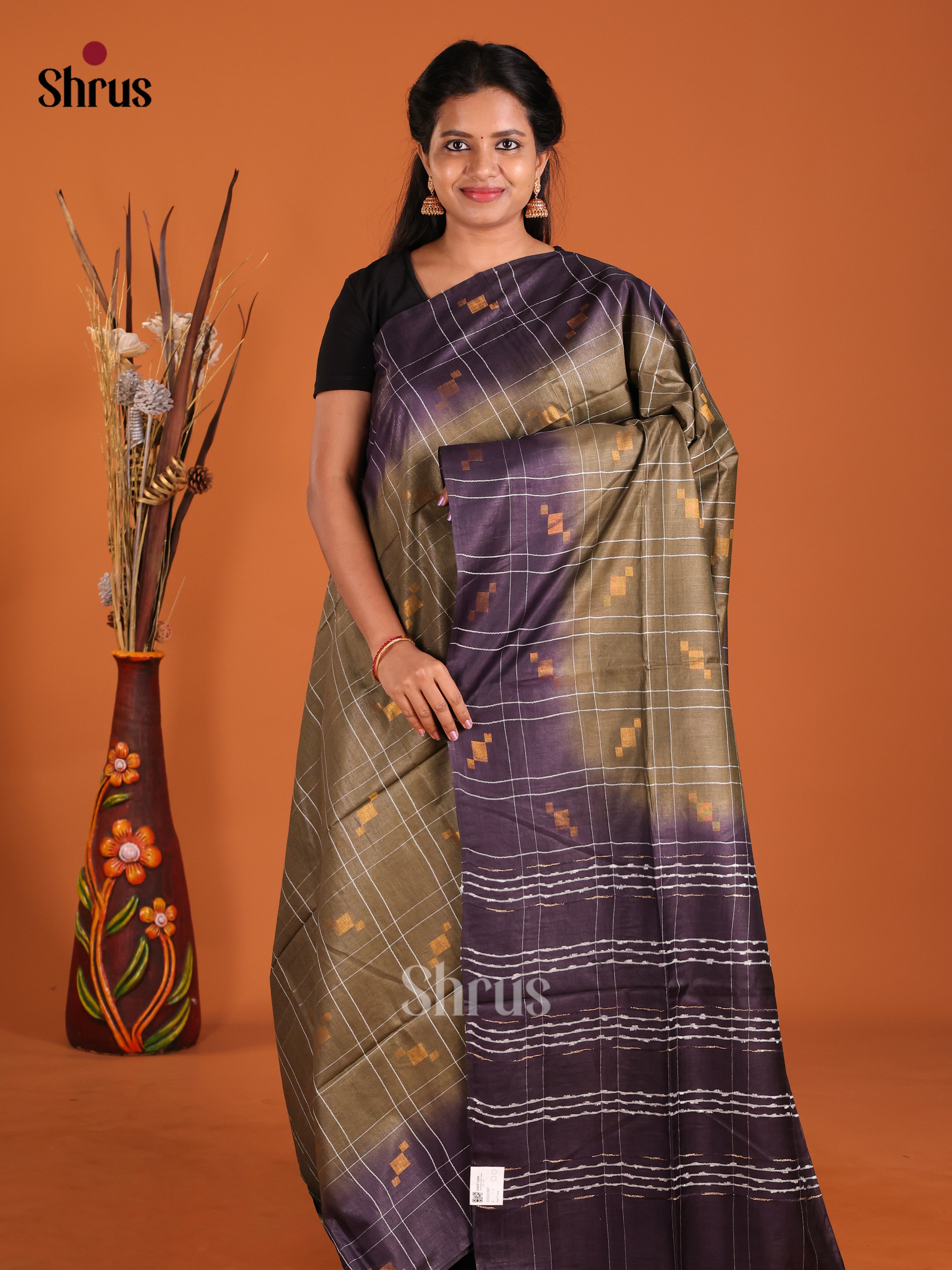 DIS23287 - Semi Tussar Saree