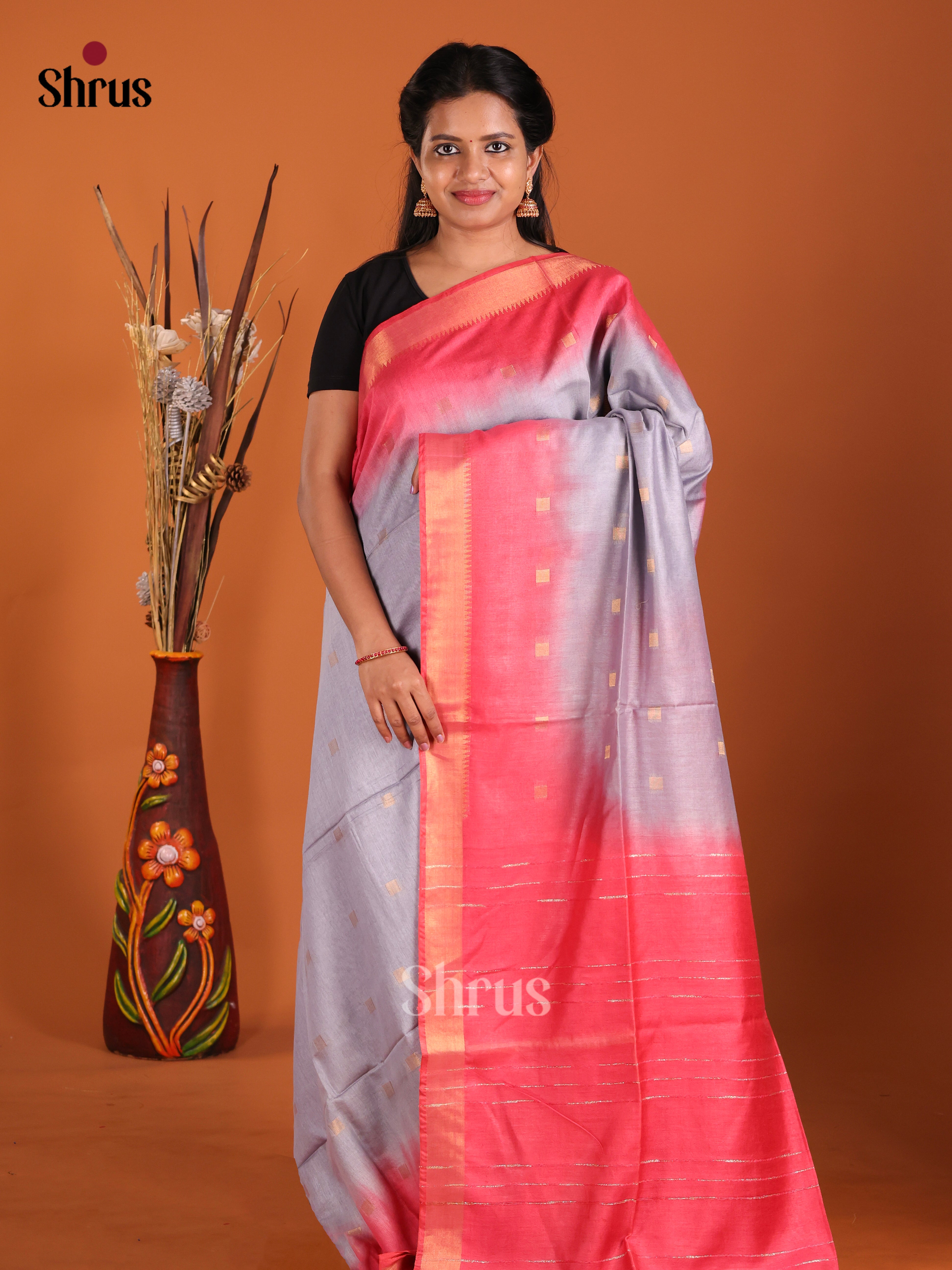 DIS23303 - Semi Tussar Saree