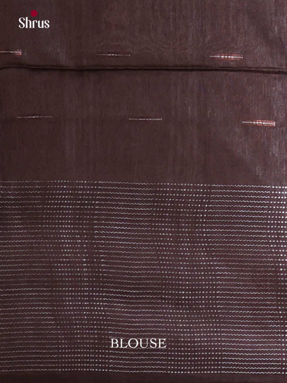 Light Brown & Brown - Semi Tussar Saree