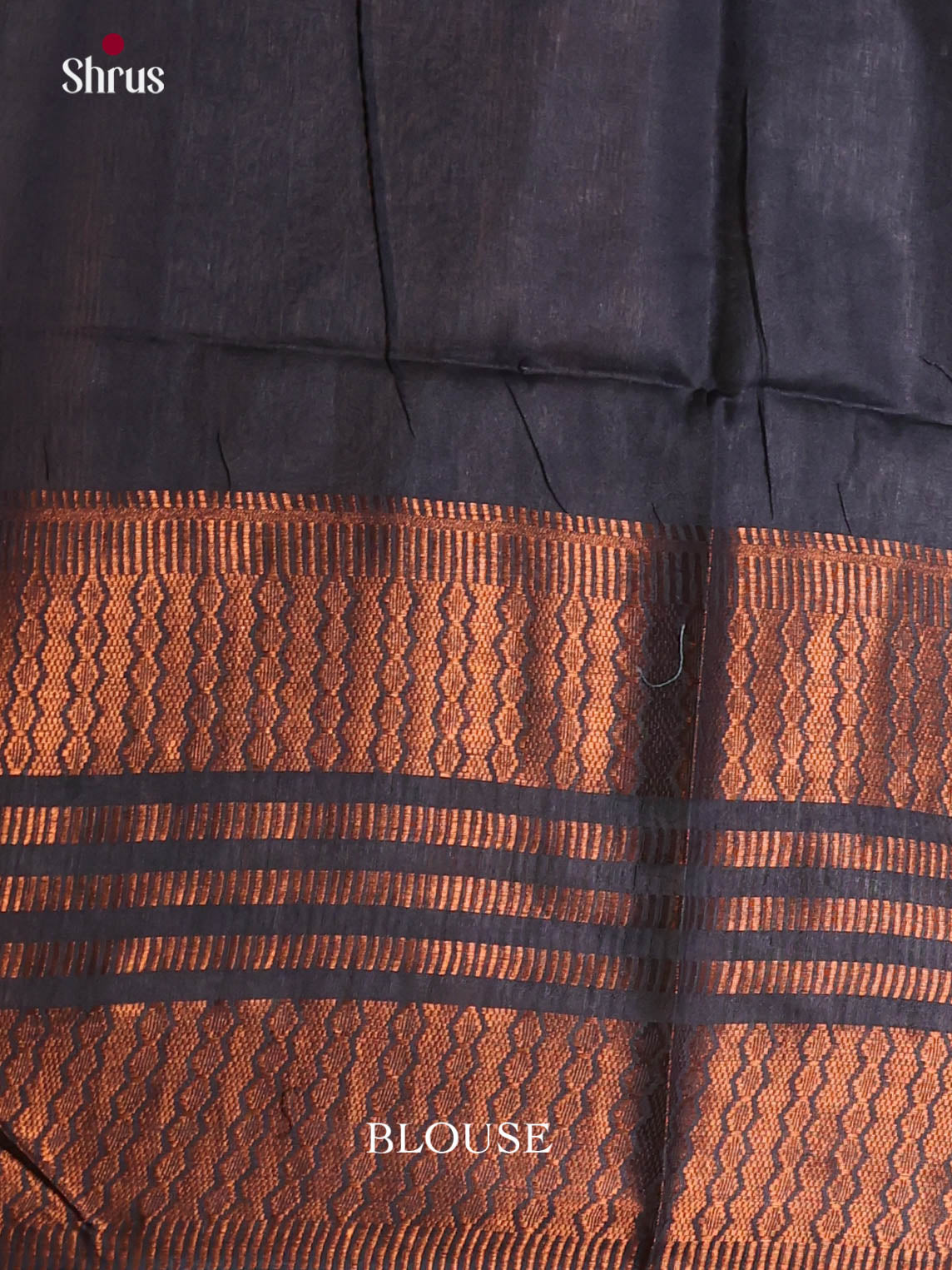 Blue & Grey - Semi Tussar Saree