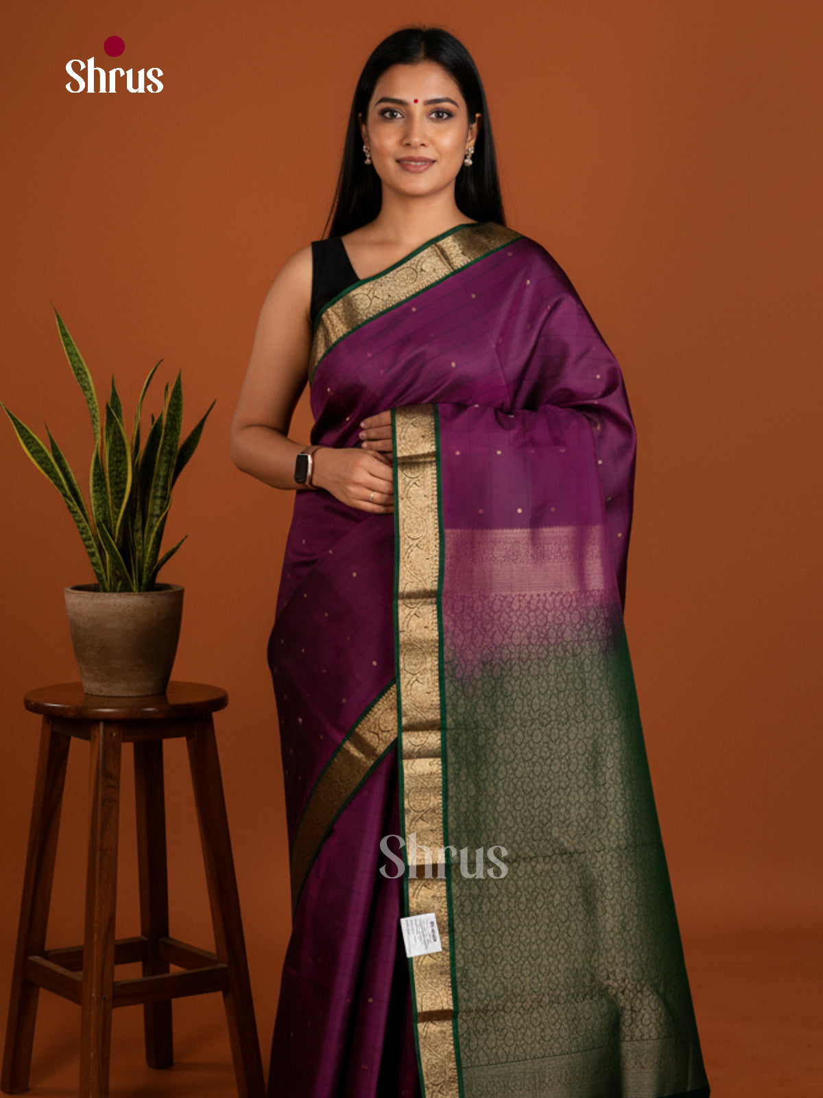 DIS23475 - Kanchipuram silk (LR) Saree - Shop on Shrus.com