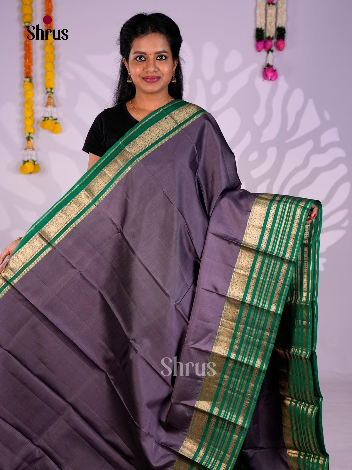 DIS23497 - Kanchipuram silk (LR) Saree - Shop on Shrus.com