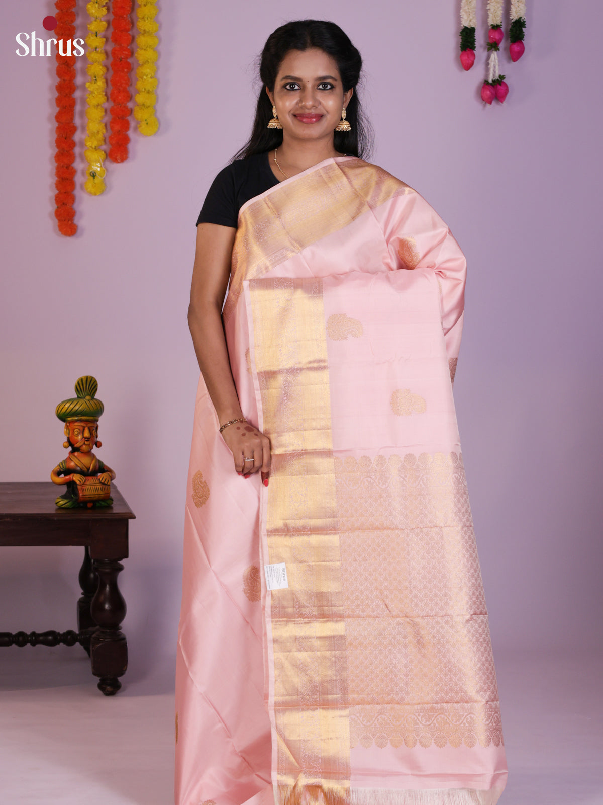 DIS23501 - Kanchipuram silk (HR) Saree - Shop on Shrus.com