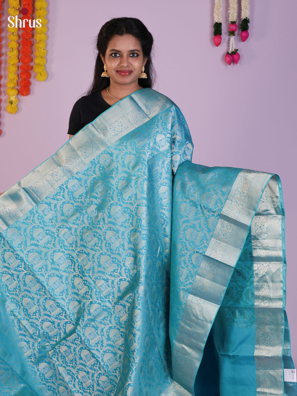 DIS23528 - Kanchipuram silk (HR) Saree - Shop on Shrus.com