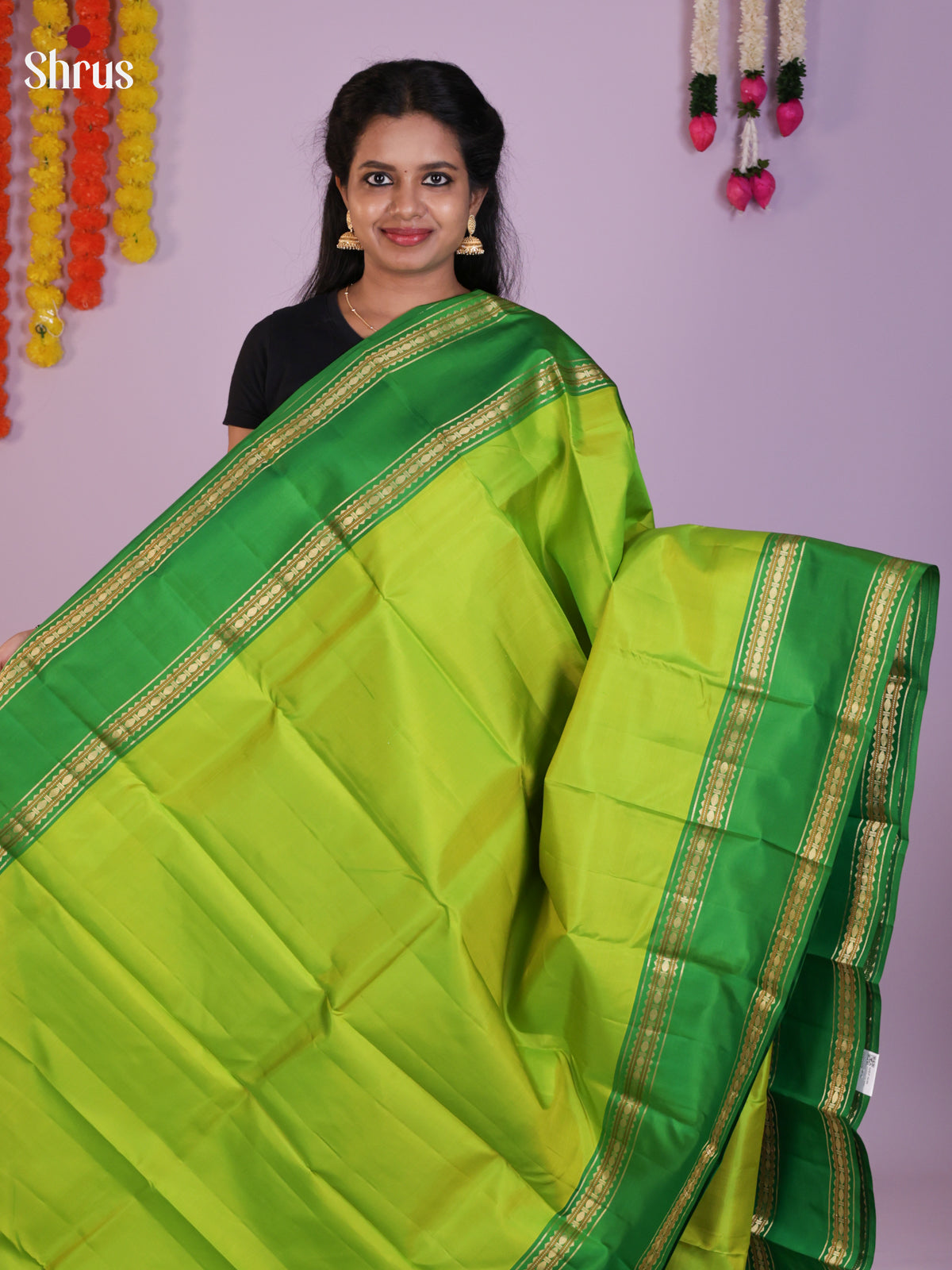 DIS23578 - Kanchipuram silk (HR) Saree - Shop on Shrus.com