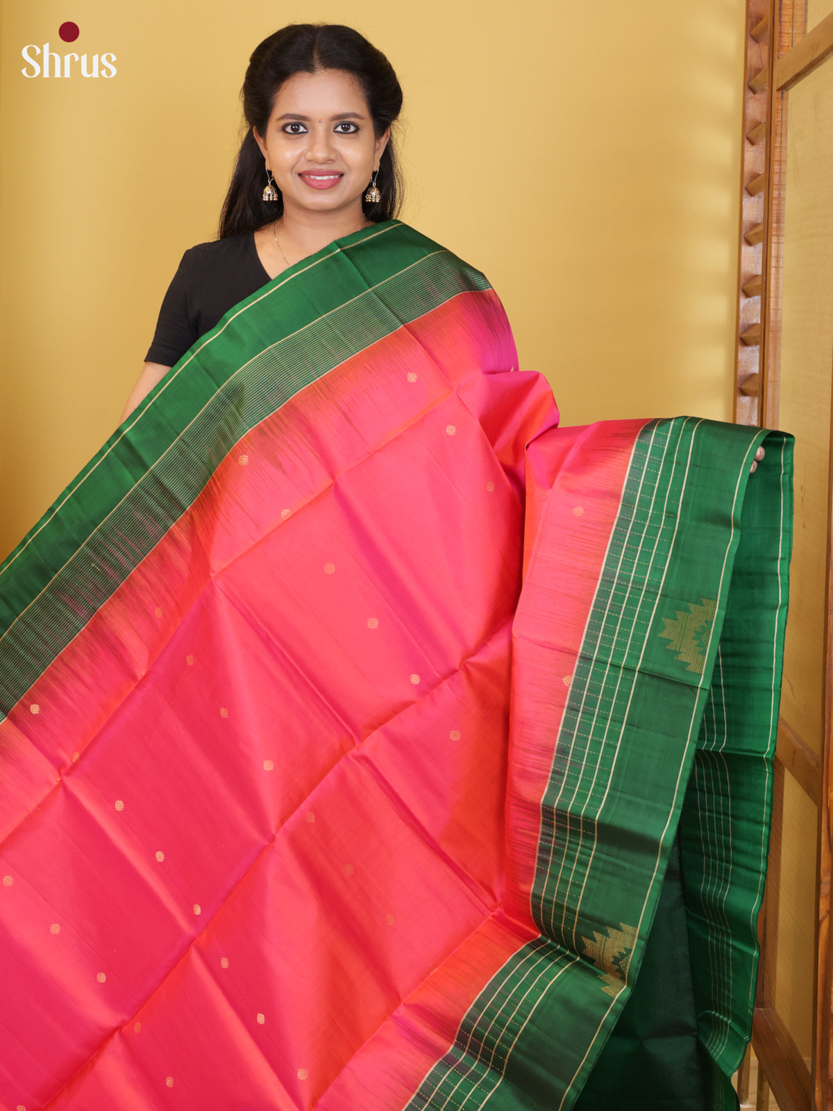 DIS23646 - Soft Silk (HR) Saree - Shop on Shrus.com