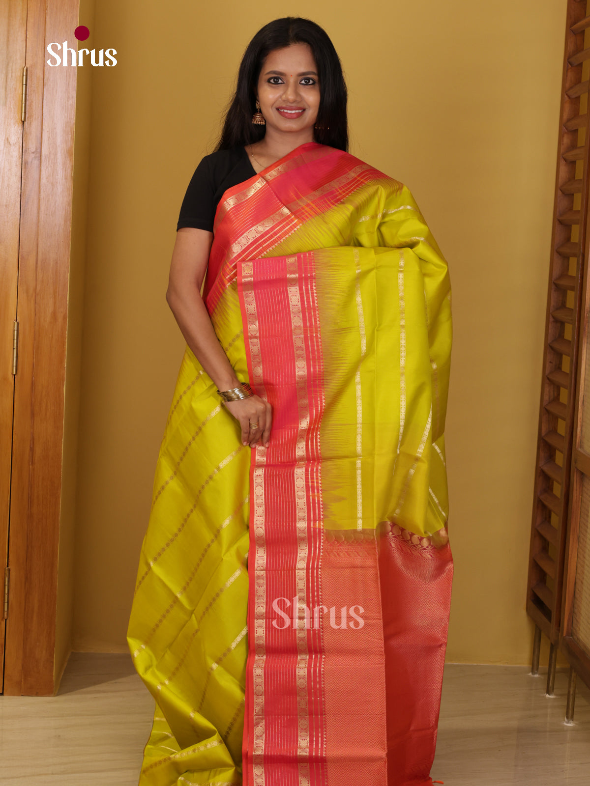 DIS23648 - Soft Silk (HR) Saree - Shop on Shrus.com
