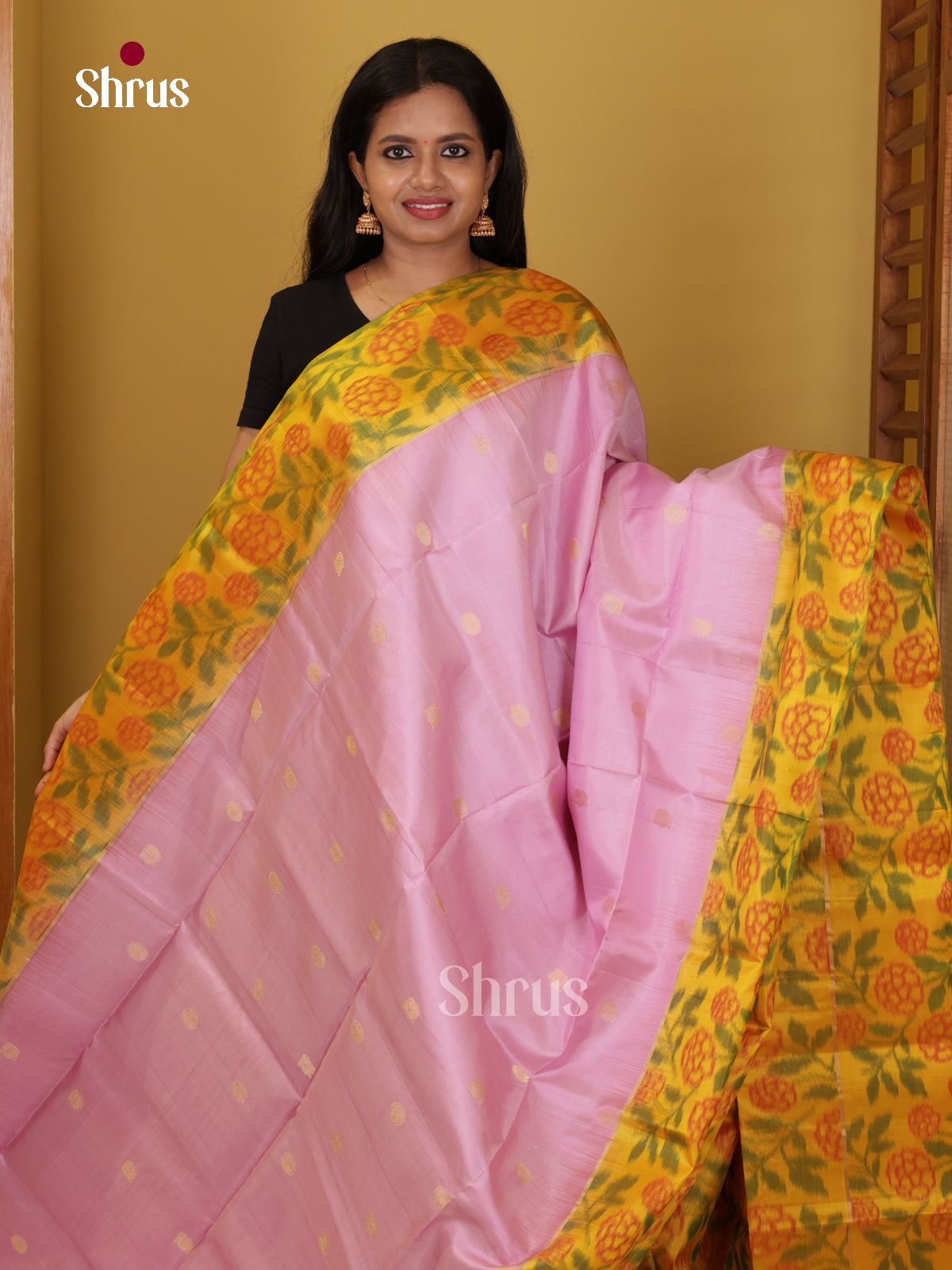 DIS23679 - Soft Silk (HR) Saree - Shop on Shrus.com