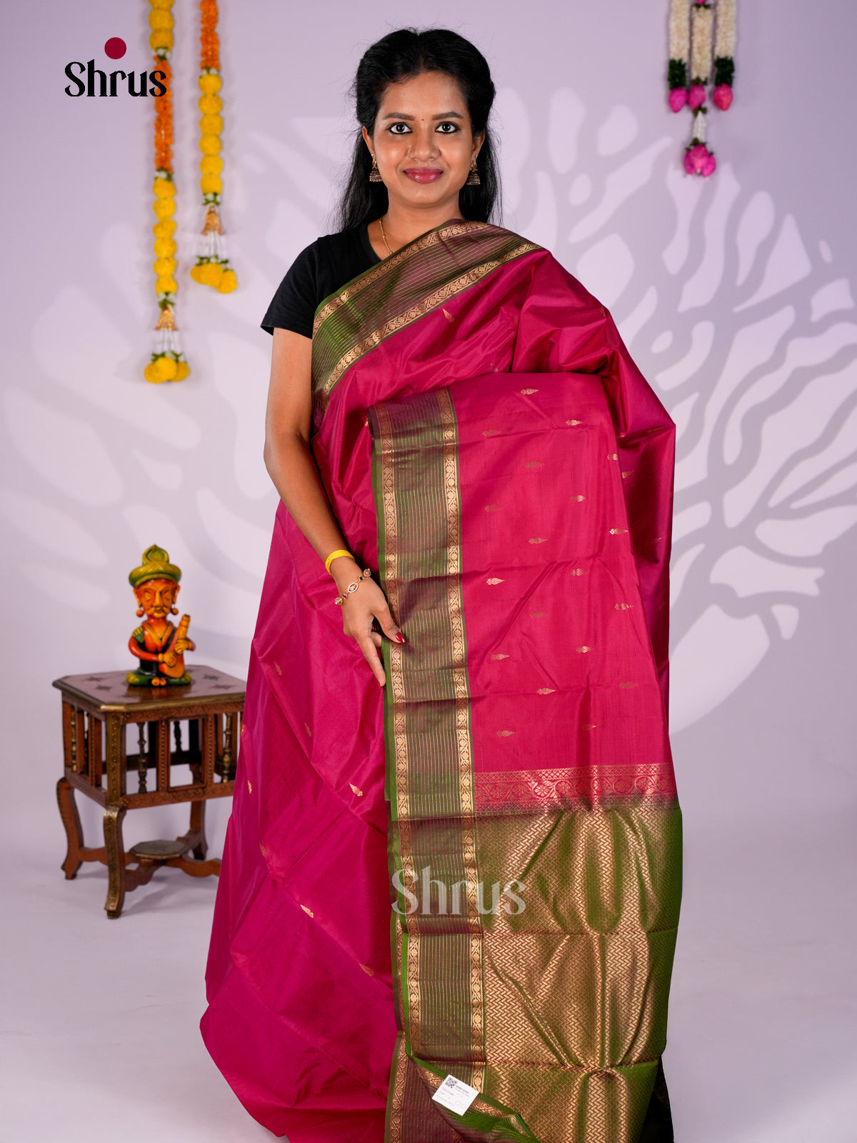 DIS23688 - Kanchipuram silk (LR) Saree - Shop on Shrus.com