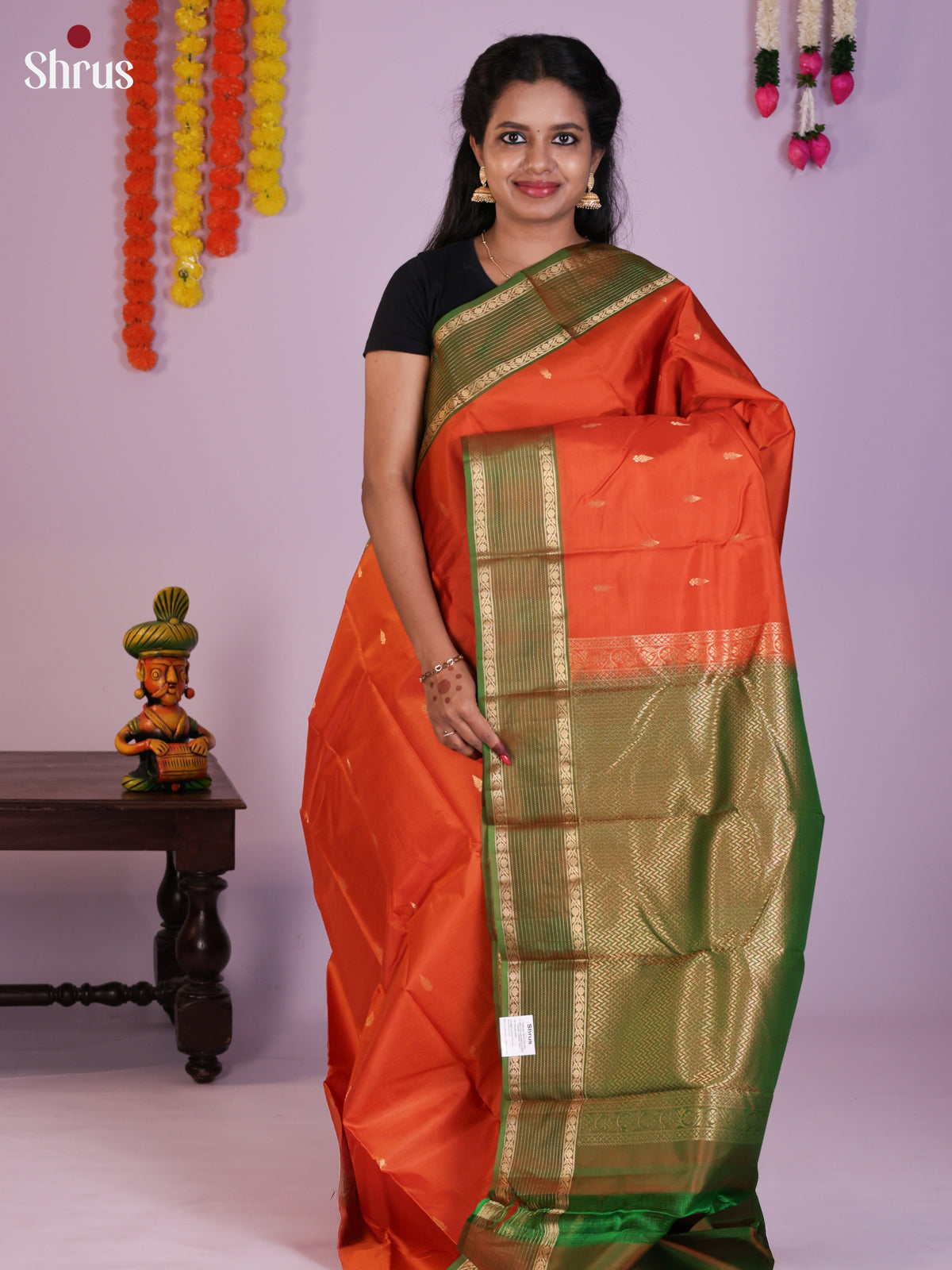 DIS23689 - Kanchipuram silk (LR) Saree - Shop on Shrus.com
