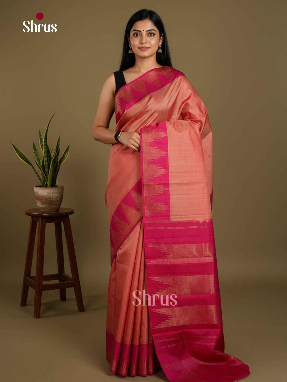 DIS23698 - Kanchipuram silk (LR) Saree - Shop on Shrus.com