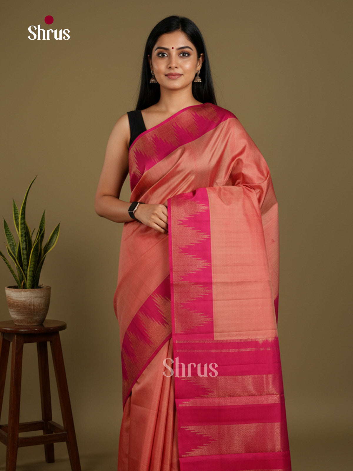 DIS23698 - Kanchipuram silk (LR) Saree - Shop on Shrus.com