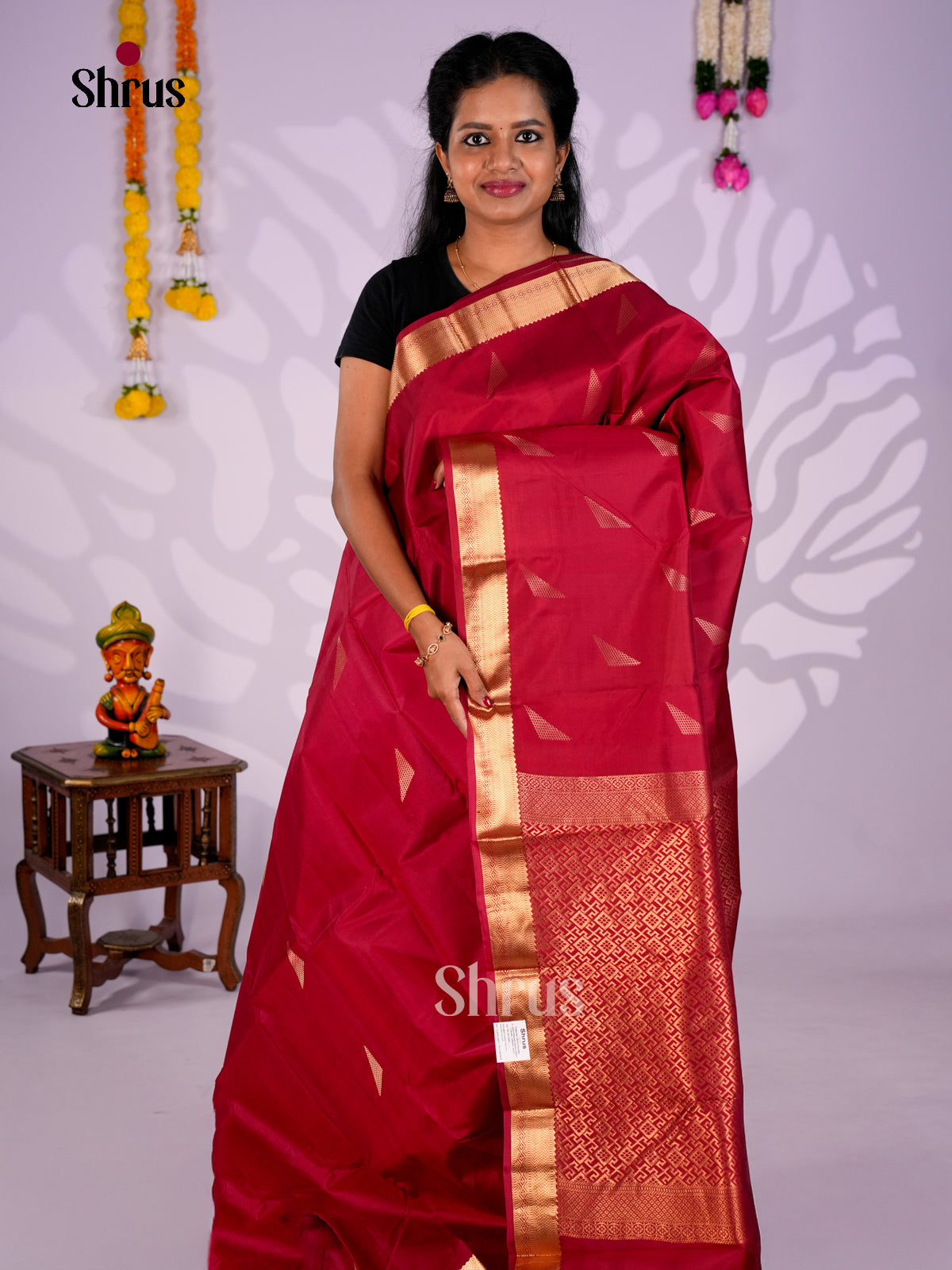 DIS23706 - Kanchipuram silk (LR) Saree - Shop on Shrus.com