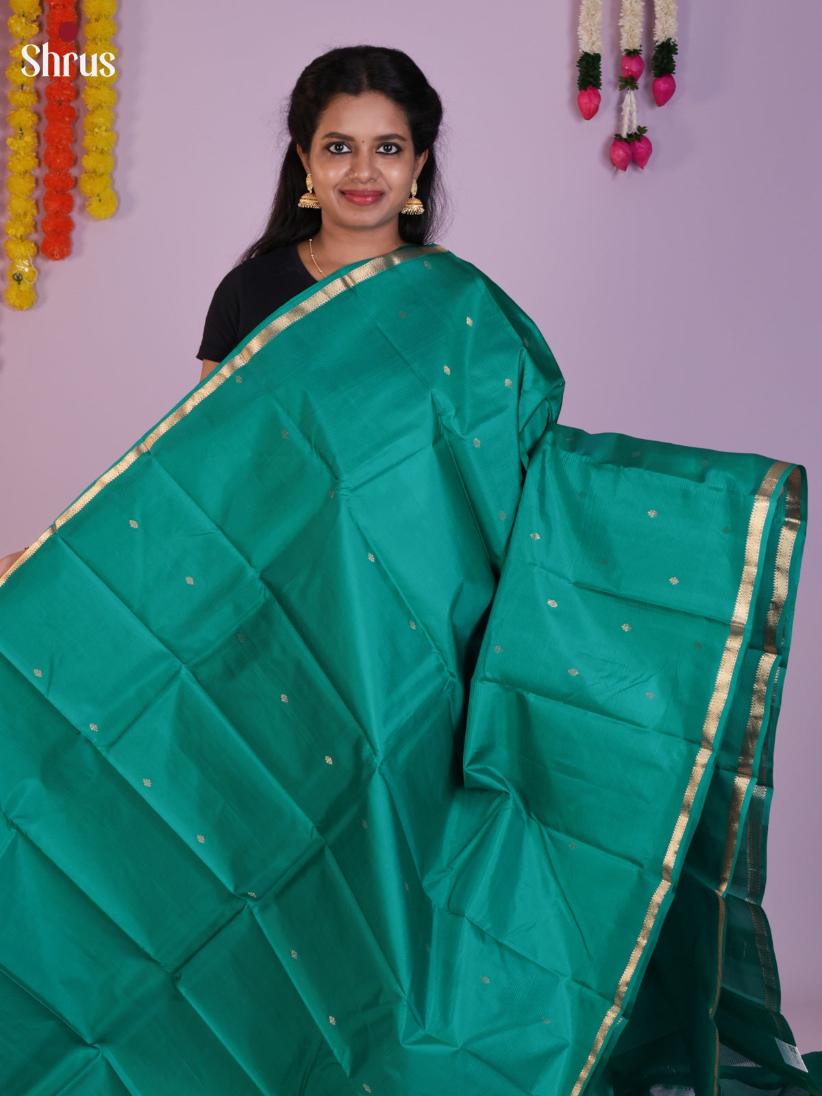 DIS23726 - Kanchipuram silk (LR) Saree - Shop on Shrus.com
