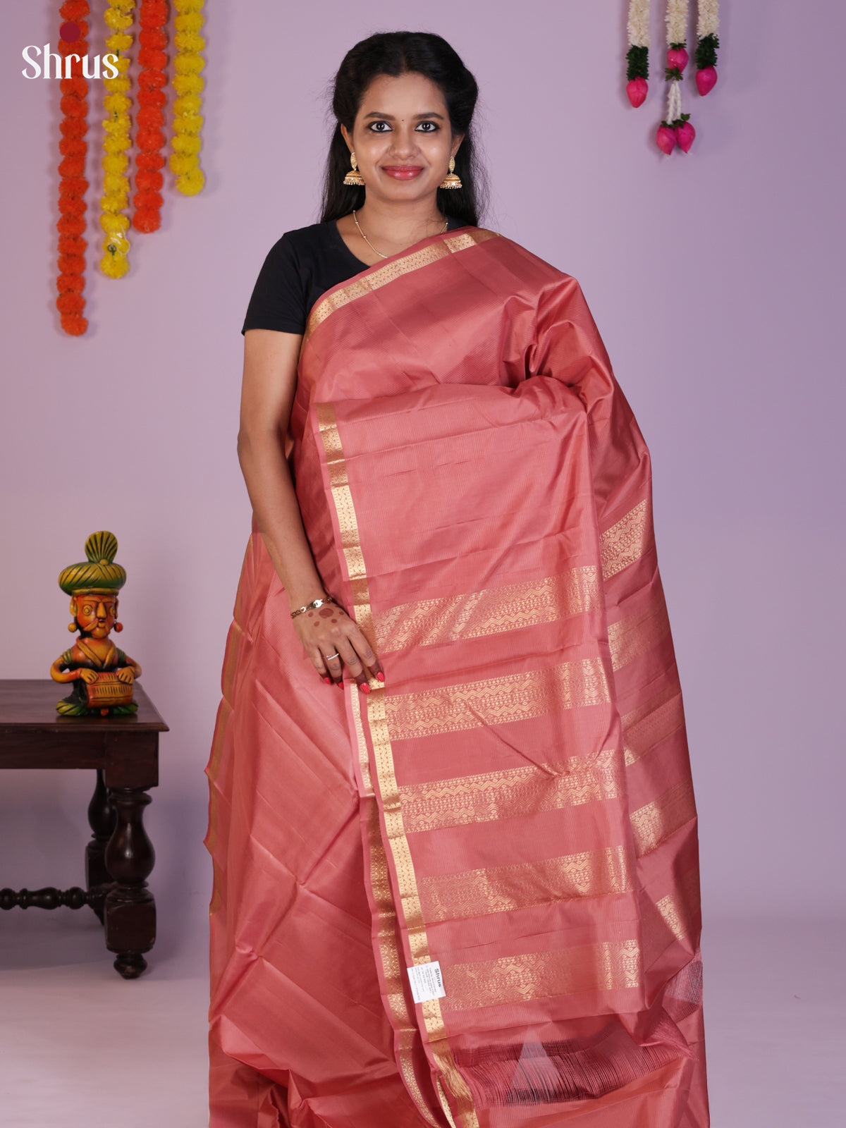 DIS23730 - Kanchipuram silk (LR) Saree - Shop on Shrus.com
