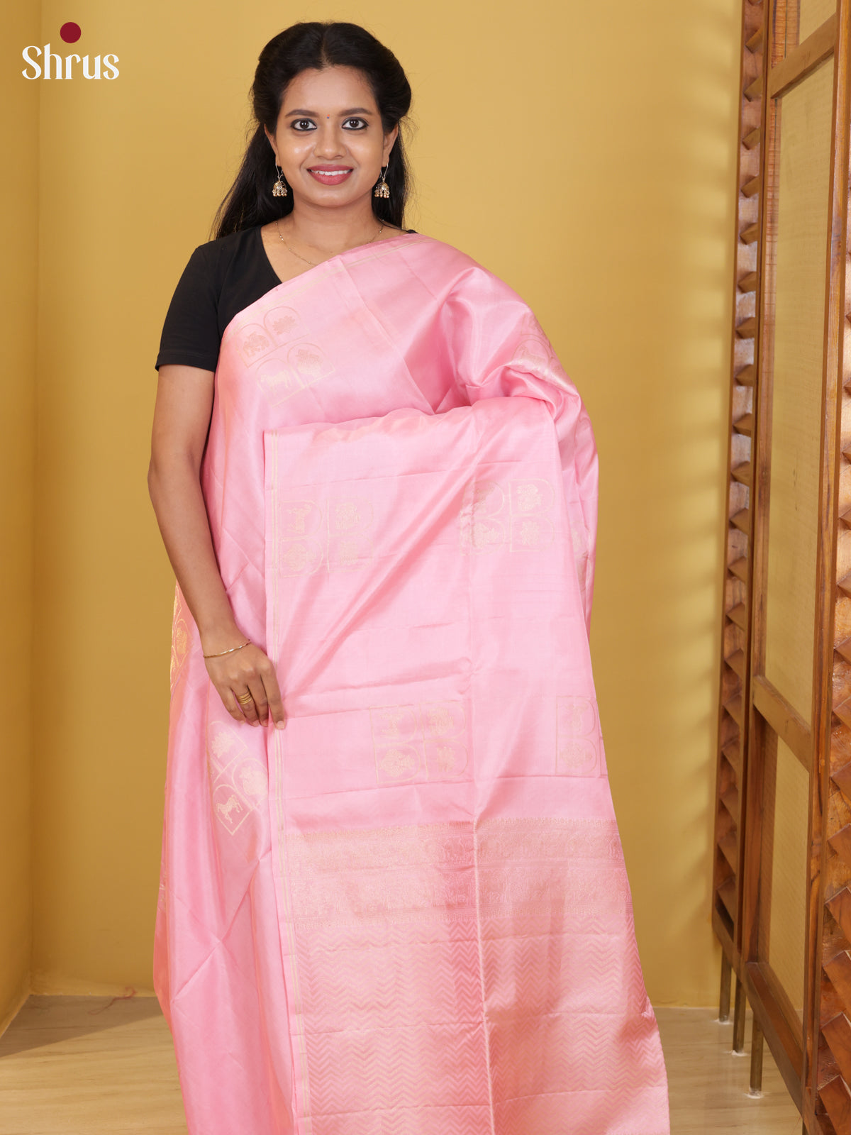 DIS23919 - Soft Silk (HR) Saree - Shop on Shrus.com