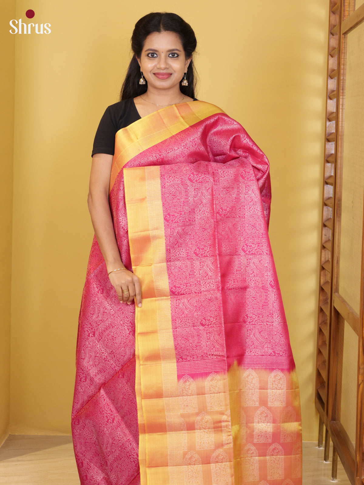 DIS23923 - Soft Silk (HR) Saree - Shop on Shrus.com