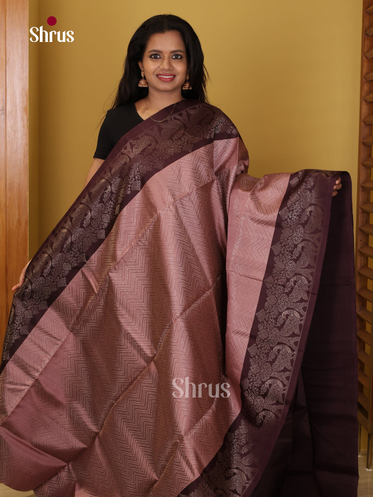 DIS23938 - Soft Silk (HR) Saree - Shop on Shrus.com