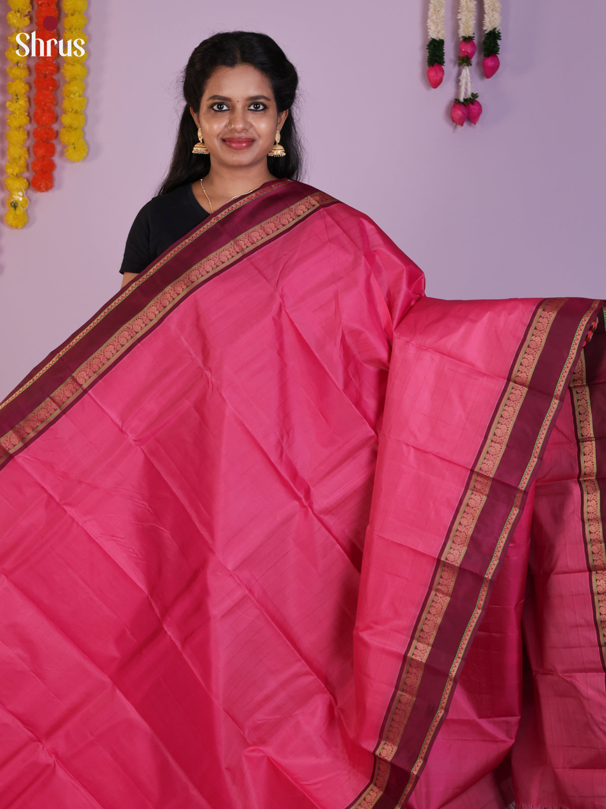 DIS24006 - Kanchipuram silk (HR) Saree - Shop on Shrus.com