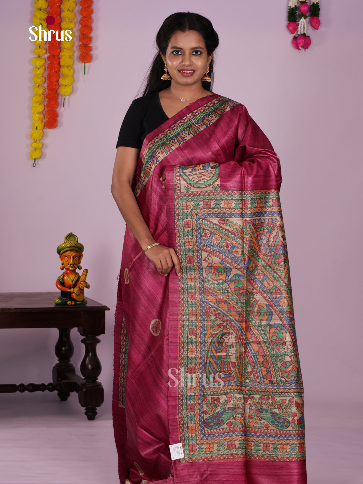 DIS24018 - Tussar Saree - Shop on Shrus.com
