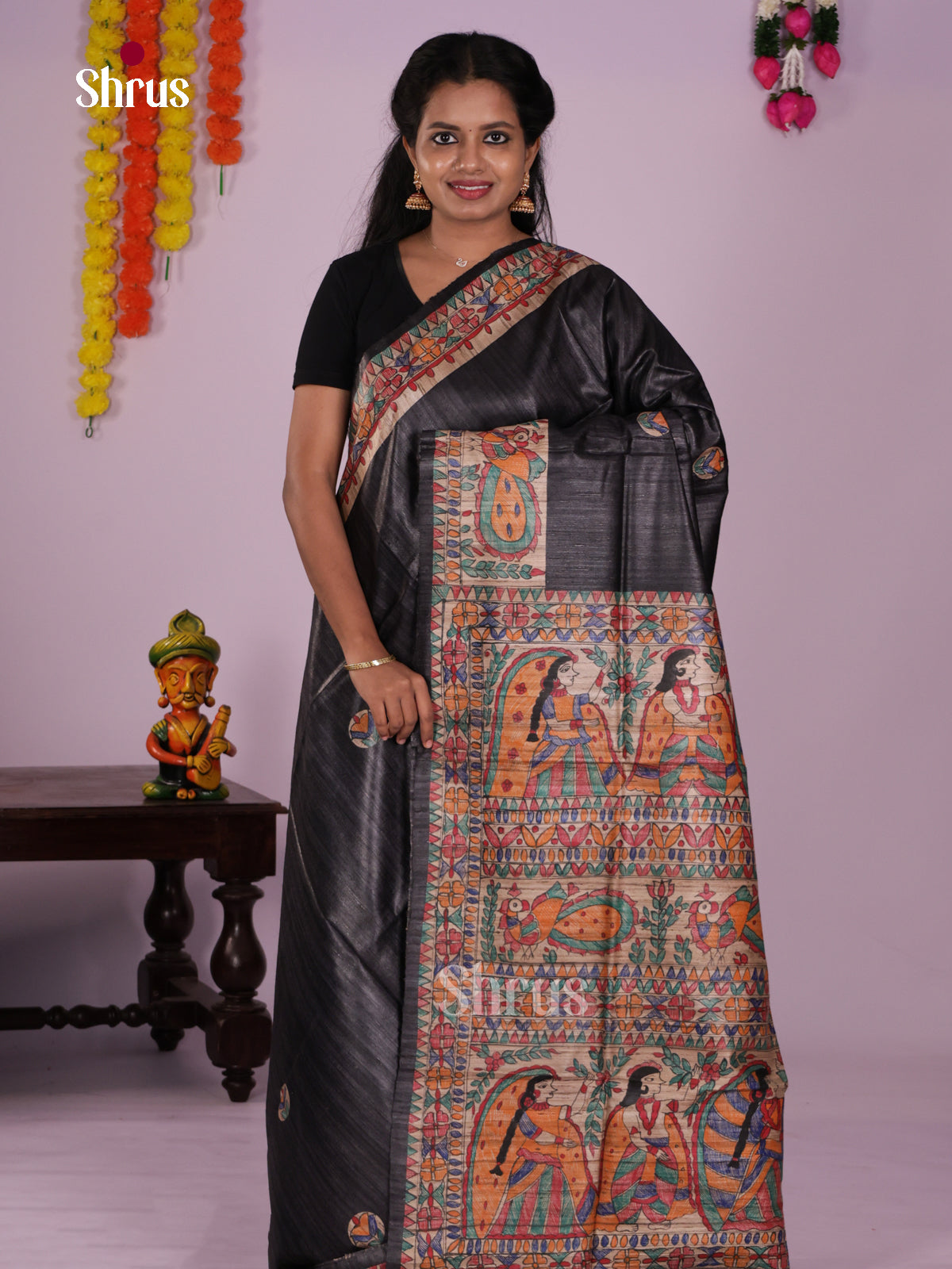 DIS24031 - Tussar Saree - Shop on Shrus.com