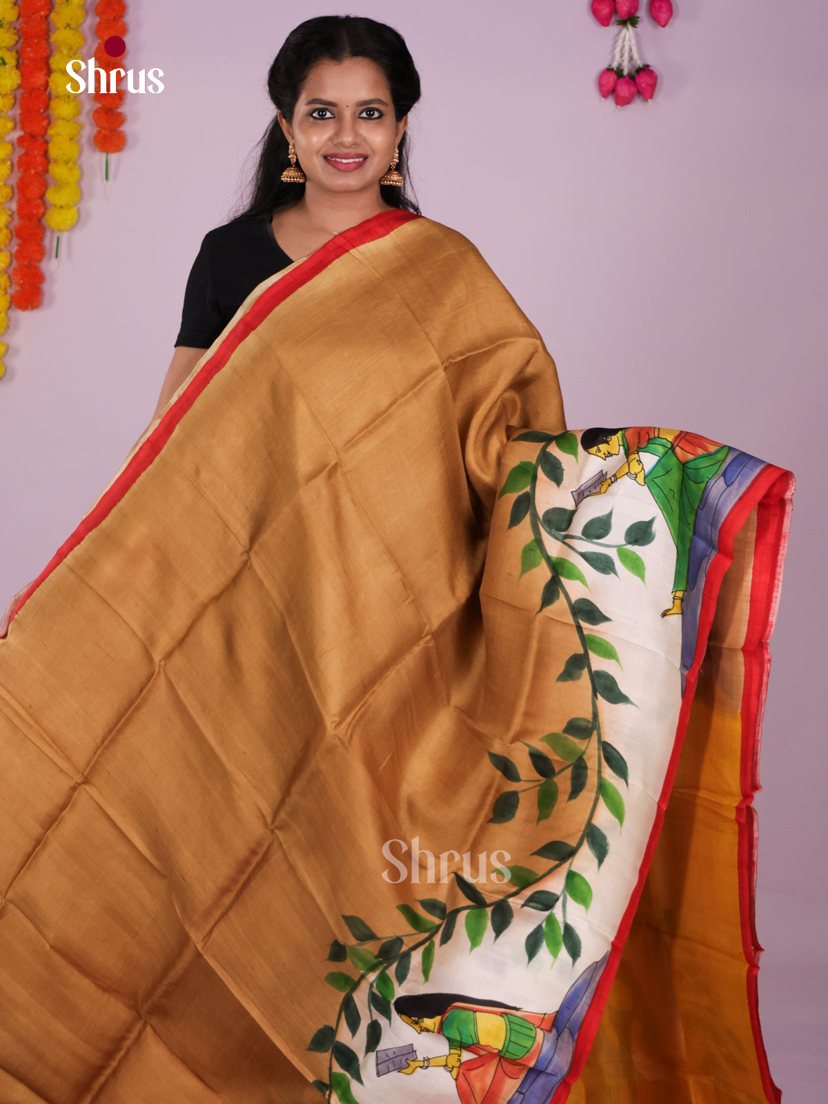 DIS24036 - Tussar Saree - Shop on Shrus.com