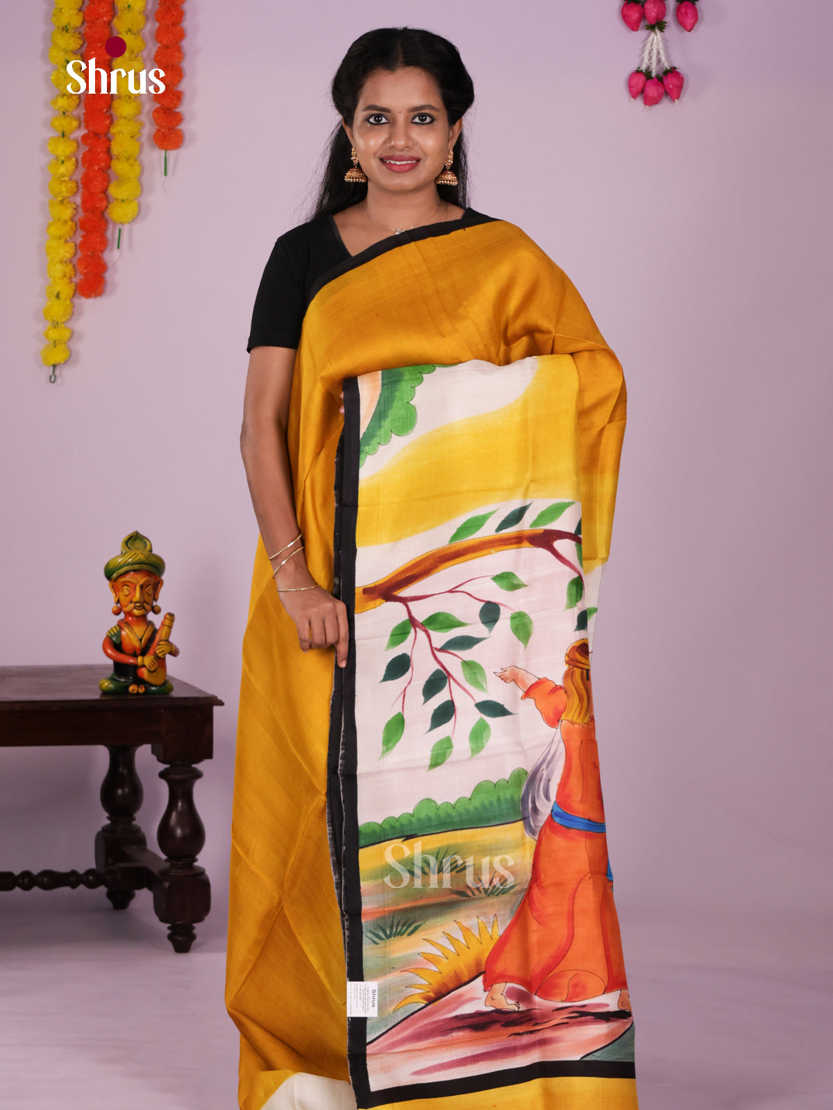 DIS24041 - Tussar Saree - Shop on Shrus.com