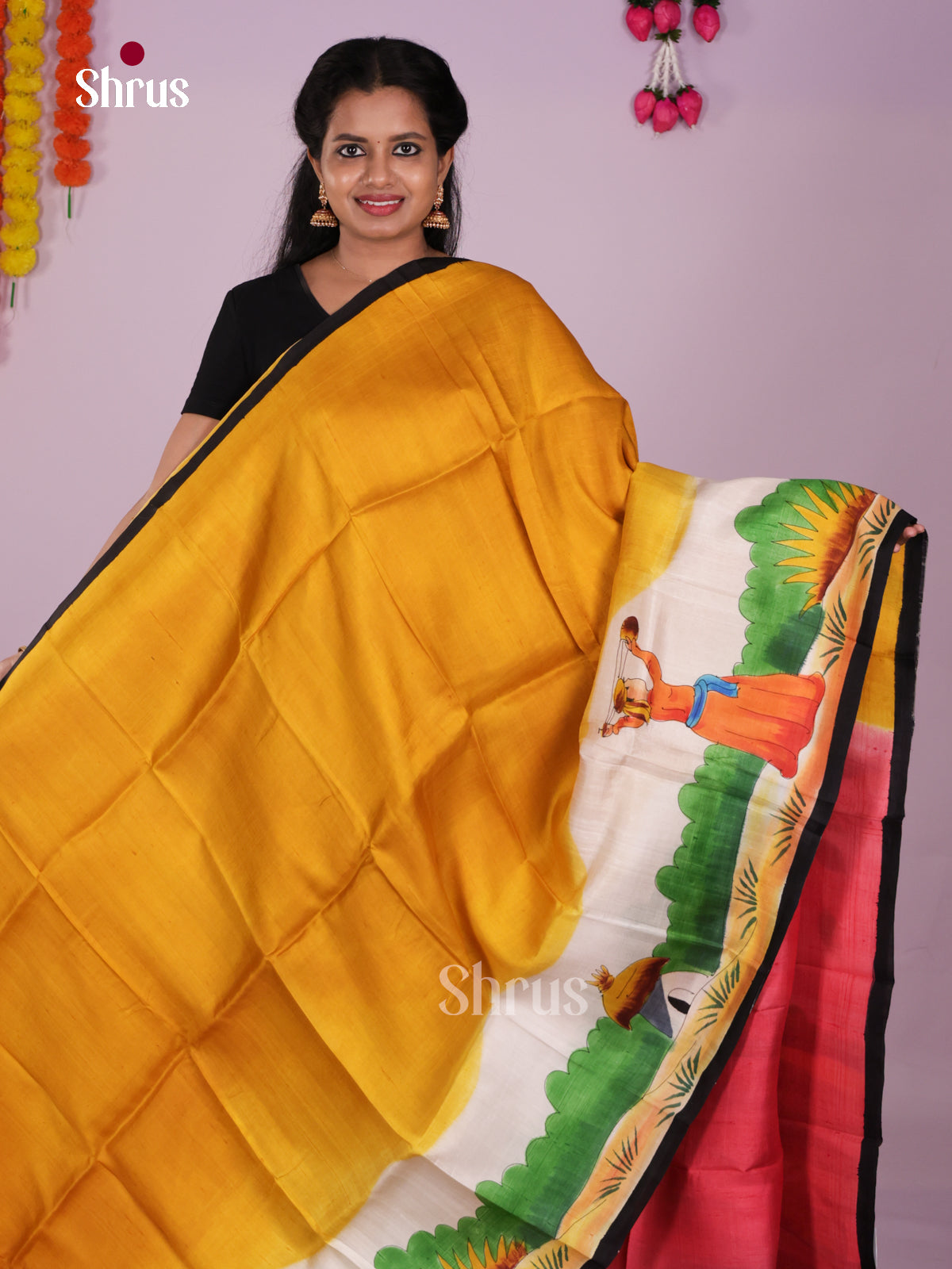 DIS24041 - Tussar Saree - Shop on Shrus.com
