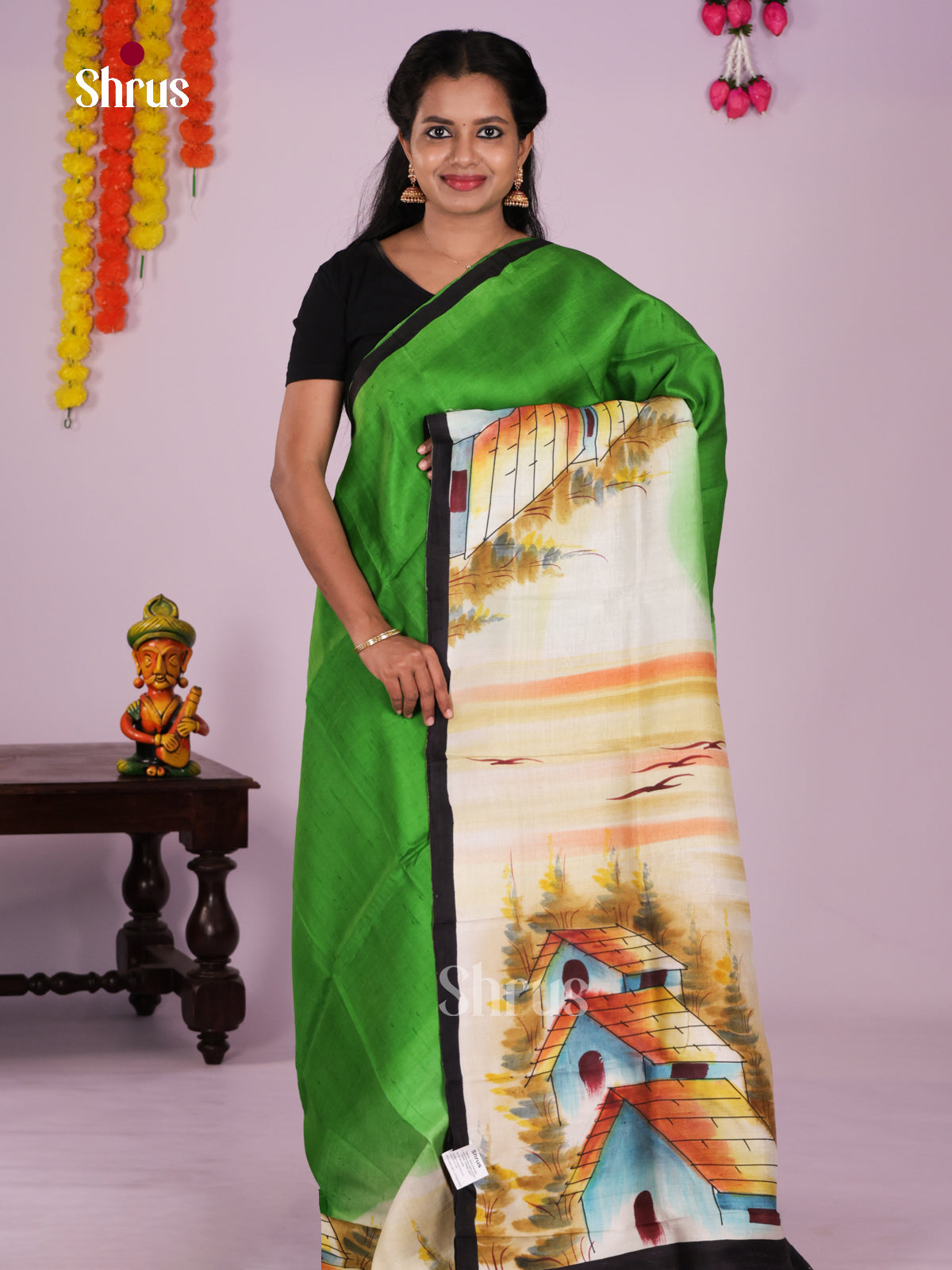 DIS24043 - Tussar Saree - Shop on Shrus.com