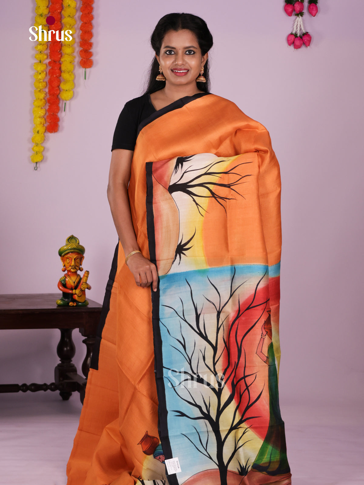 DIS24044 - Tussar Saree - Shop on Shrus.com