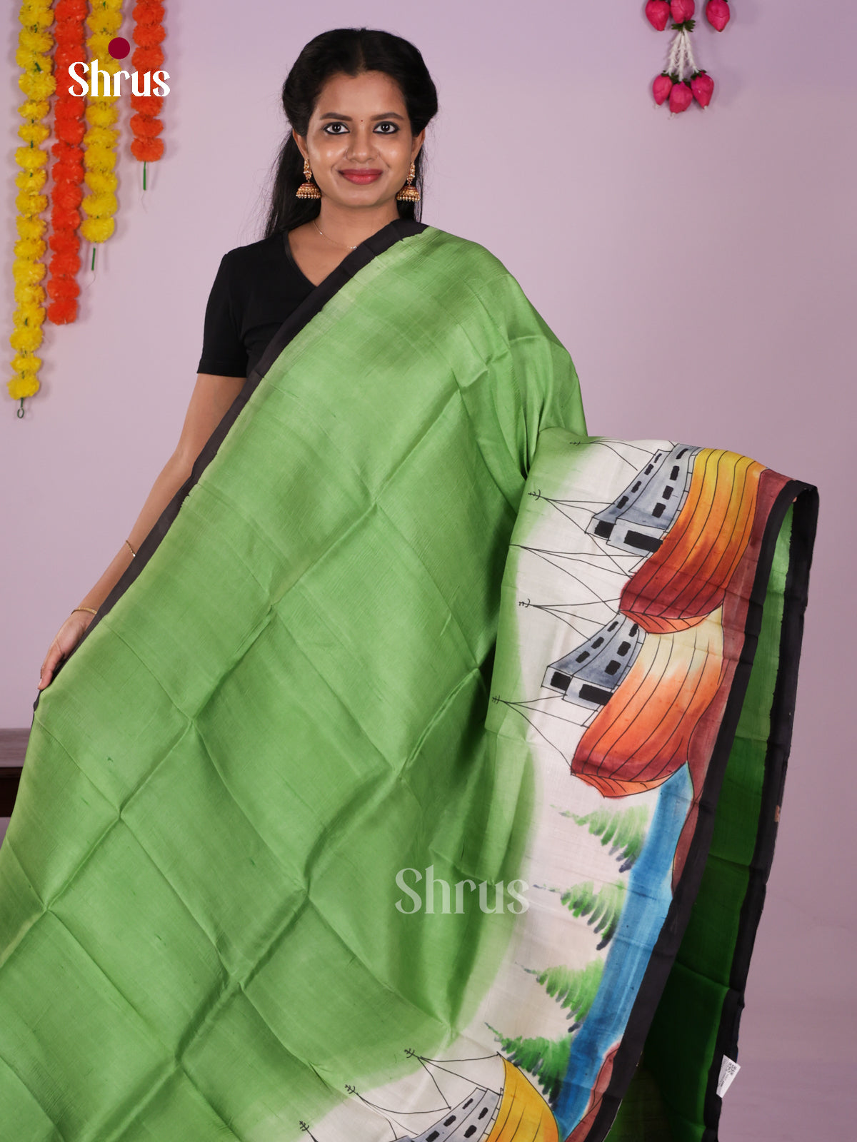 DIS24045 - Tussar Saree - Shop on Shrus.com