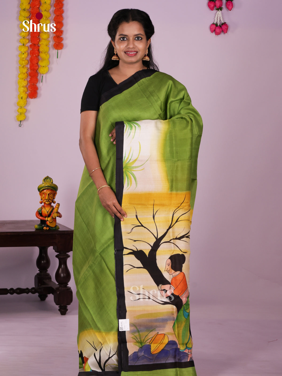 DIS24046 - Tussar Saree - Shop on Shrus.com