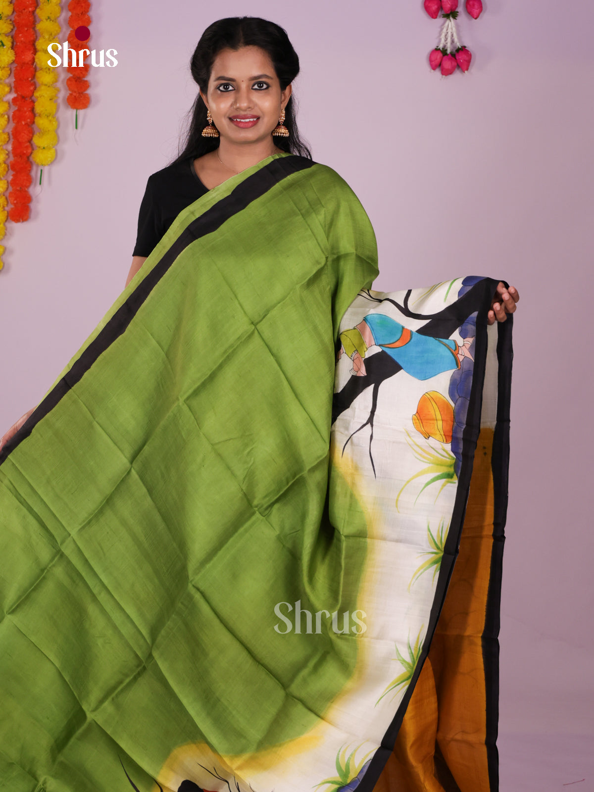 DIS24046 - Tussar Saree - Shop on Shrus.com