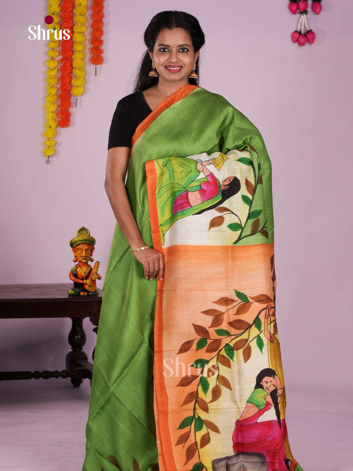 DIS24049 - Tussar Saree - Shop on Shrus.com