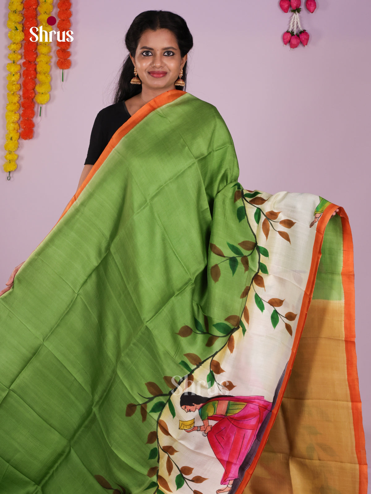 DIS24049 - Tussar Saree - Shop on Shrus.com