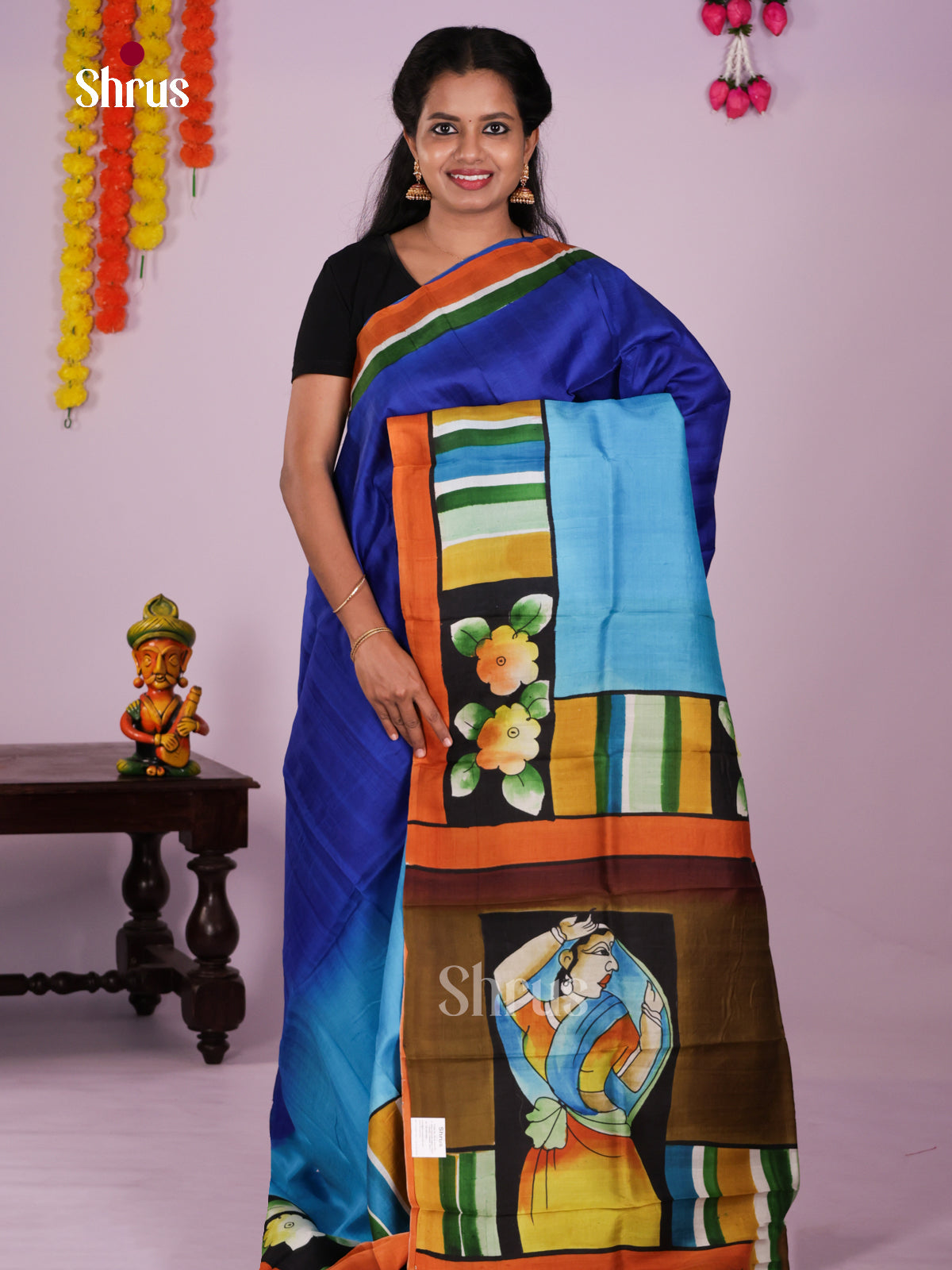DIS24051 - Tussar Saree - Shop on Shrus.com