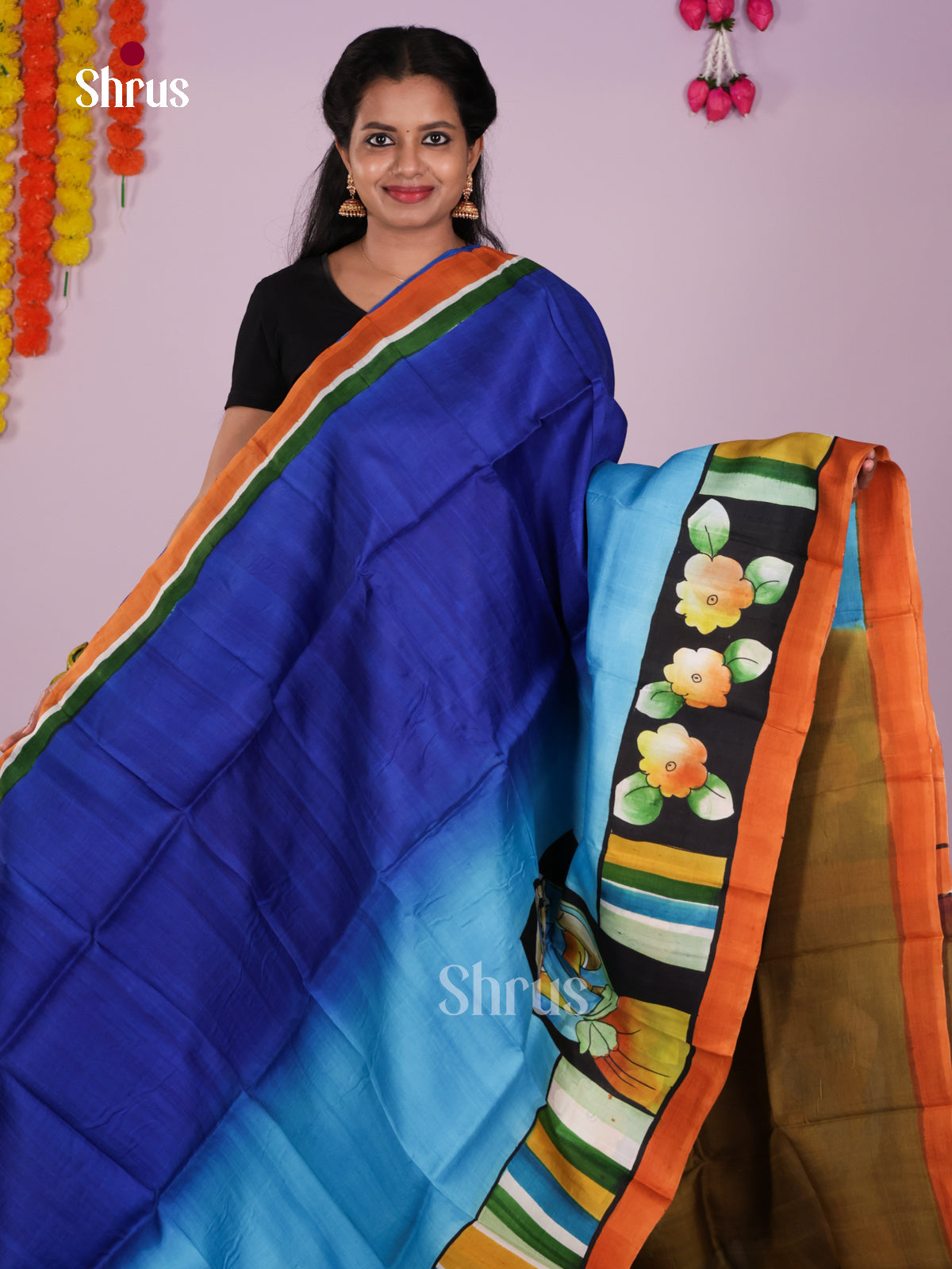 DIS24051 - Tussar Saree - Shop on Shrus.com